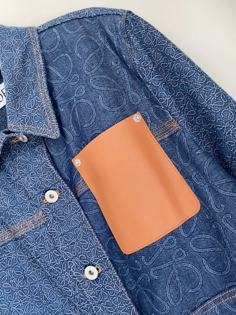 Loewe Loewe Full-print button denim jacket Size XXS / US 00 / IT 34 - 2 Thumbnail