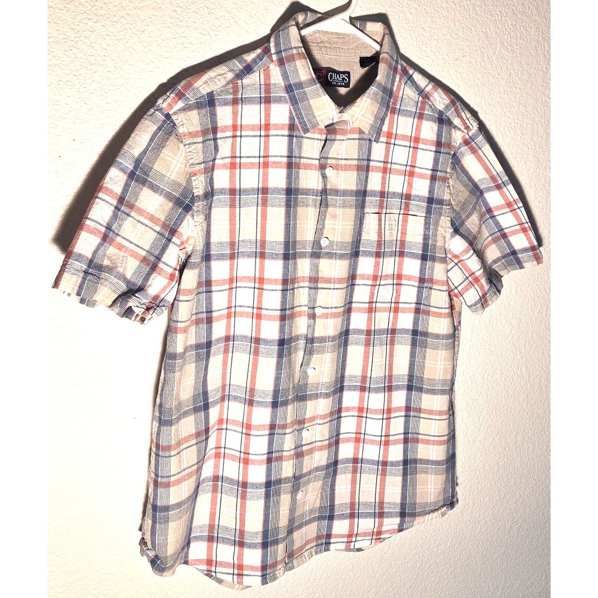 Chaps Ralph Lauren Stylish Chaps Ralph Lauren Plaid Button-Up Shirt - Men's Size US L / EU 52-54 / 3 - 2 Thumbnail