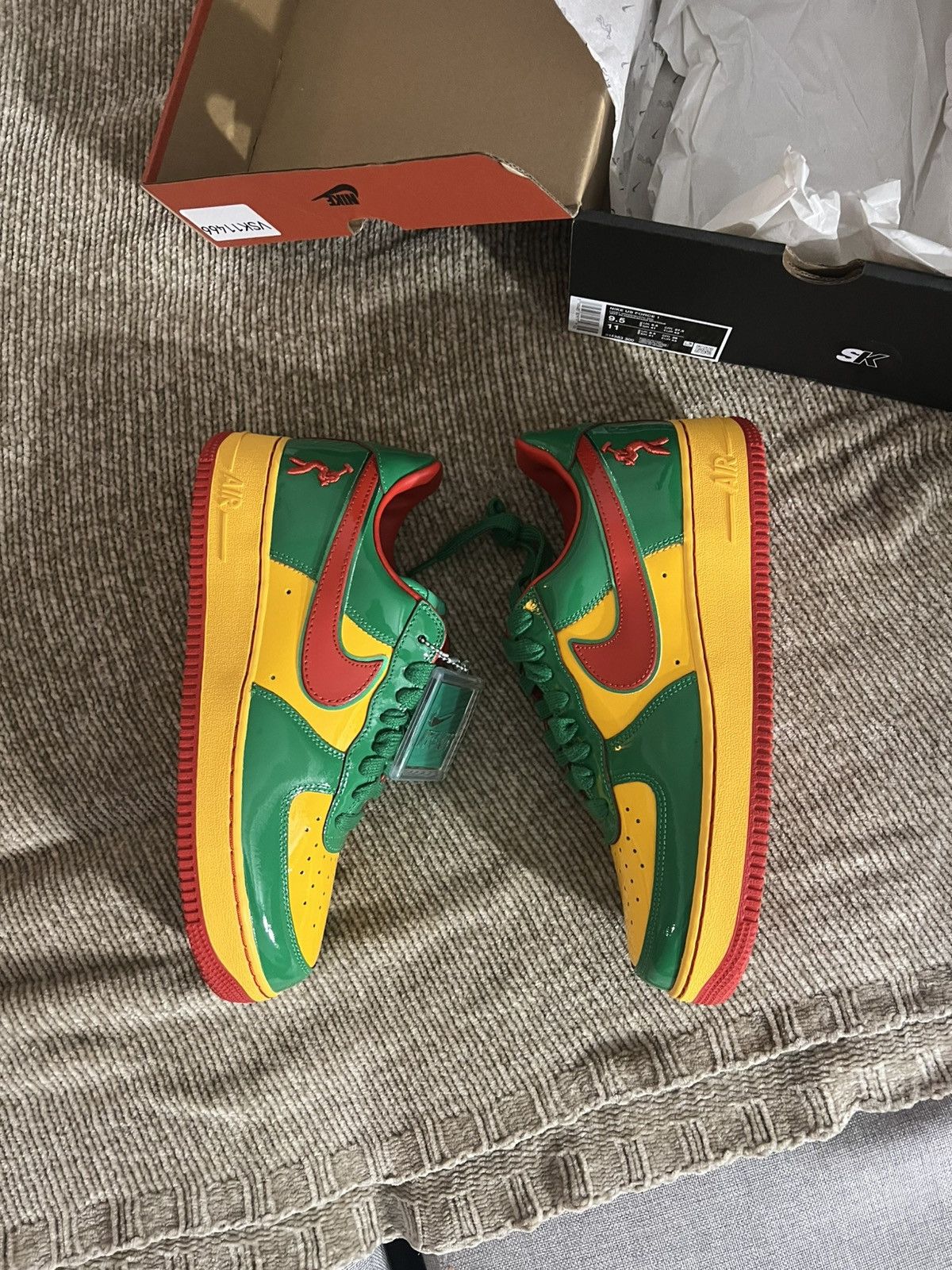 Lil Yachty × Nike Air Force 1 Low Lil Yachty Concrete Boys Lucky Green Size US 9.5 / EU 42-43 - 5 Thumbnail