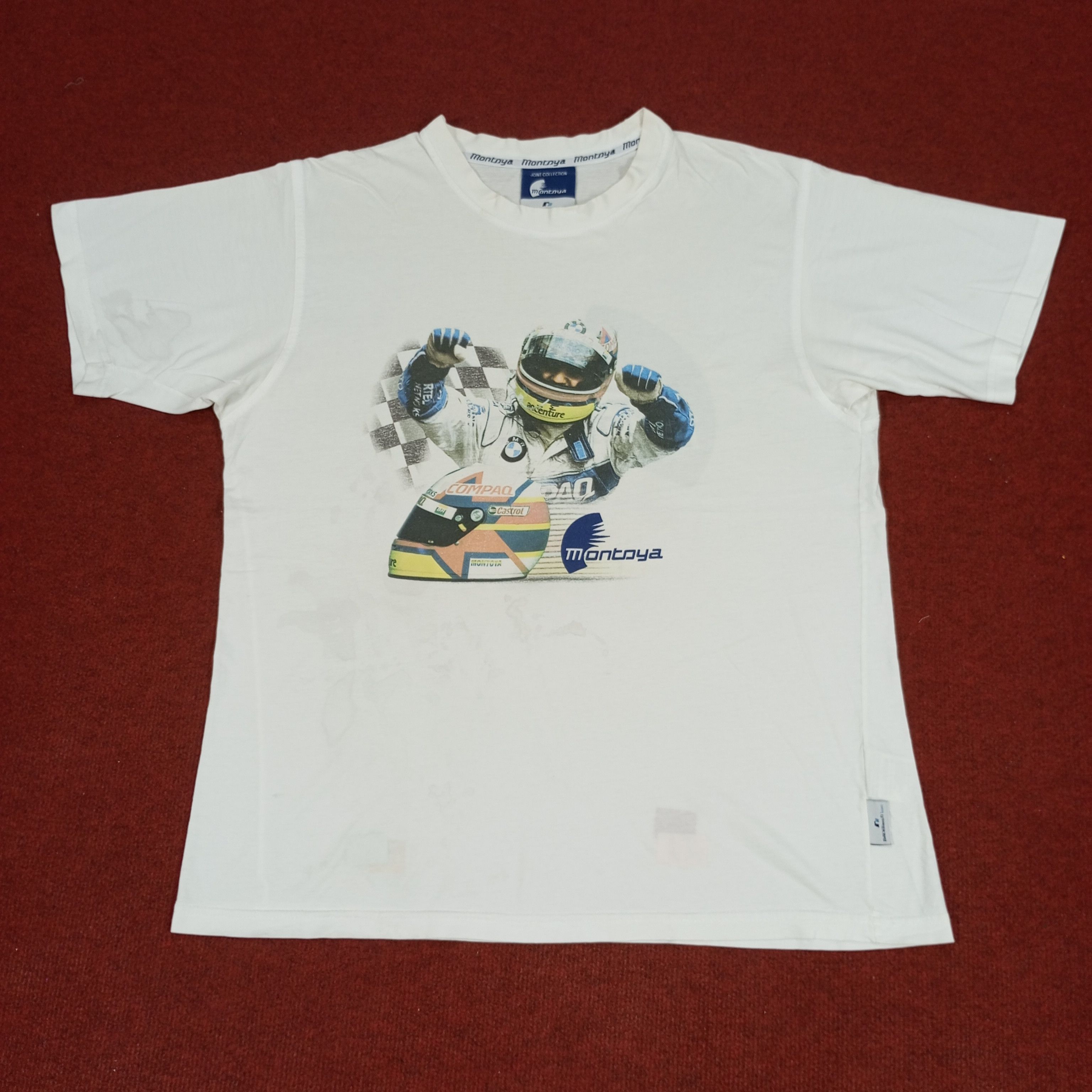 BMW × Vintage BMW Williams F1 Montoya Motorsports Design Tshirt Size US L / EU 52-54 / 3 - 1 Thumbnail