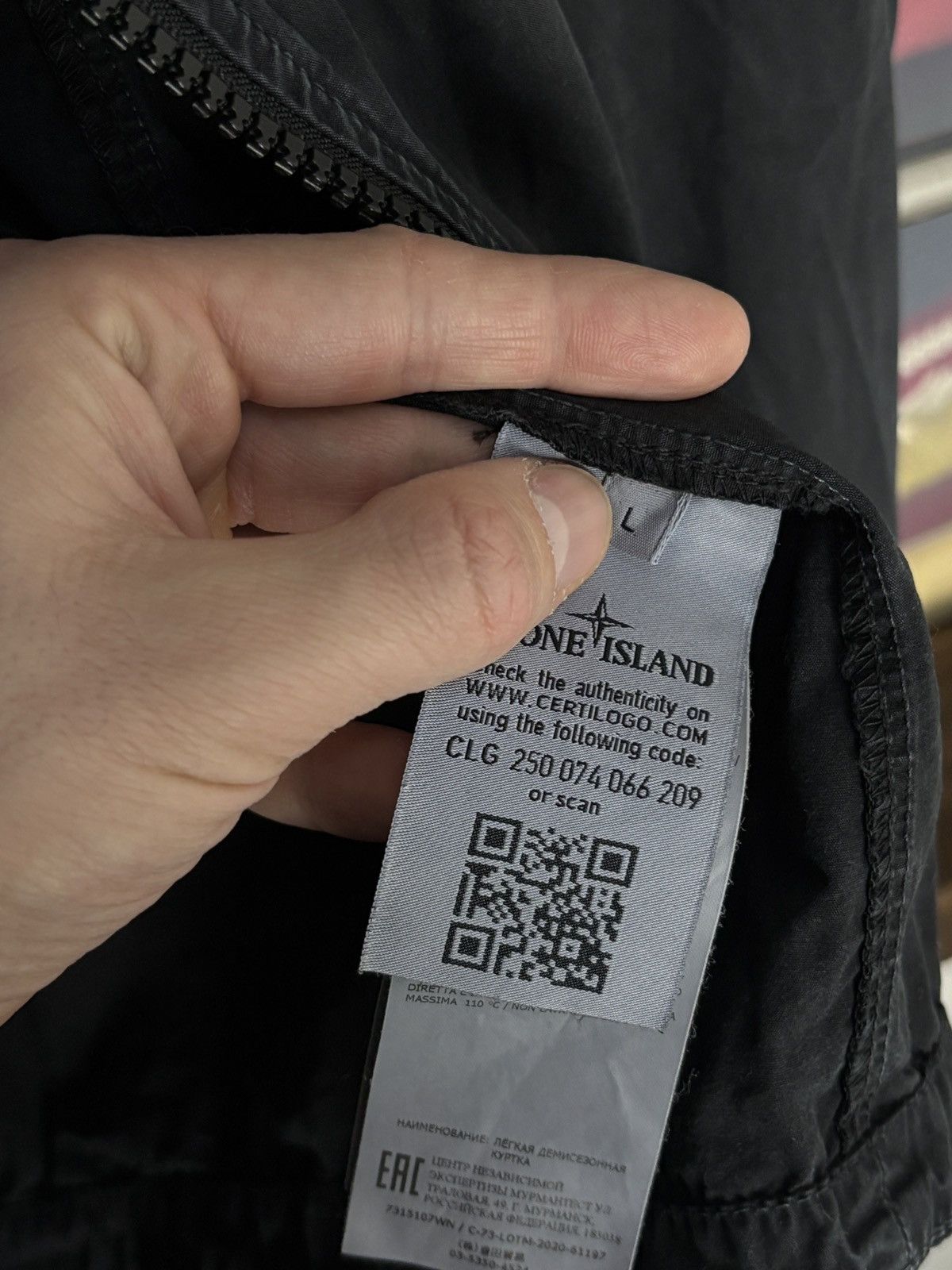Stone Island Stone Island Black Long Sleeve Overshirt Jacket Size US L / EU 52-54 / 3 - 10 Thumbnail