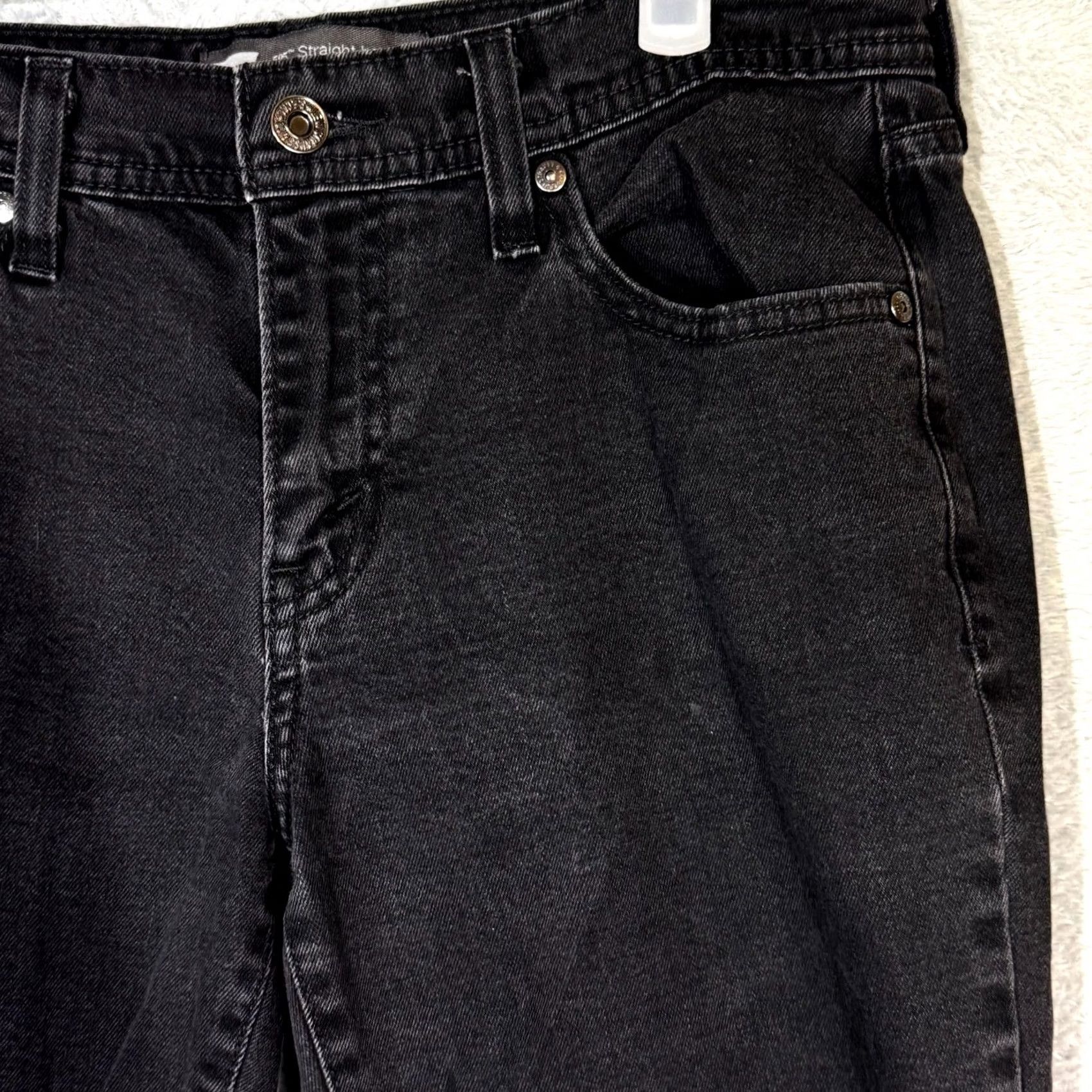 Levi's VINTAGE Levi’s 505 Womens Jeans Size 18 Black Denim Dark Wash Mid Rise Straight Leg Mens, Womens, Girls, Boys Size 40" / US 18 - 4 Thumbnail