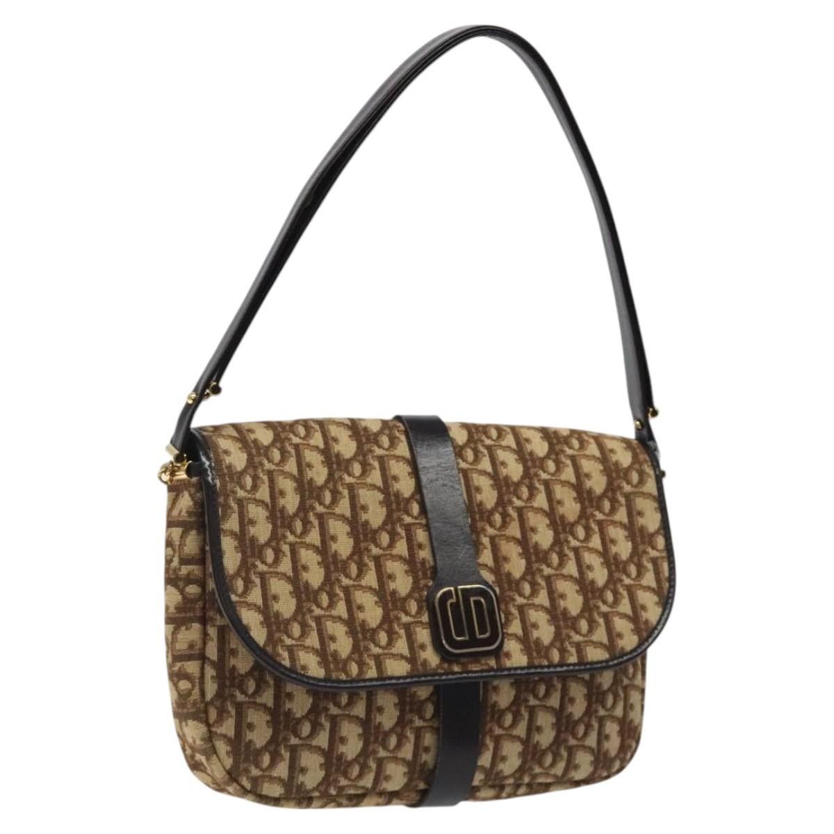 Dior Christian Dior Vintage CD Flap Shoulder Bag Canvas Size ONE SIZE - 1 Thumbnail