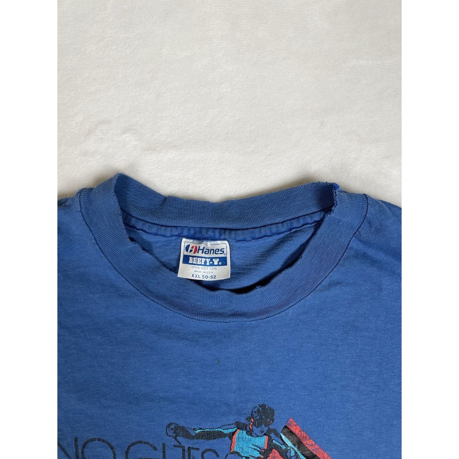 Hanes Vintage Lake Tahoe T-Shirt Size XL Skiing Single Stitch Made Size US XL / EU 56 / 4 - 4 Thumbnail