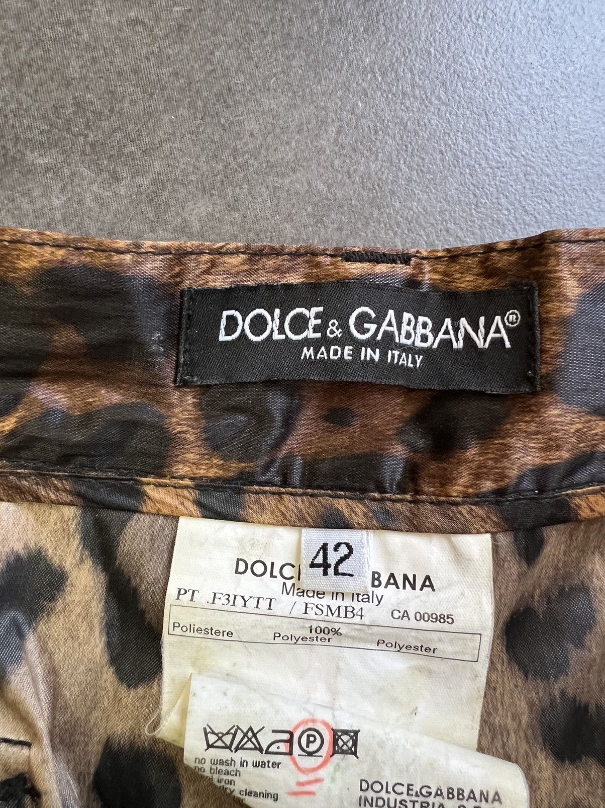 Dolce & Gabbana Rare Dolce Gabbana leopard animalistic print shorts Size 28" / US 6 / IT 42 - 7 Thumbnail