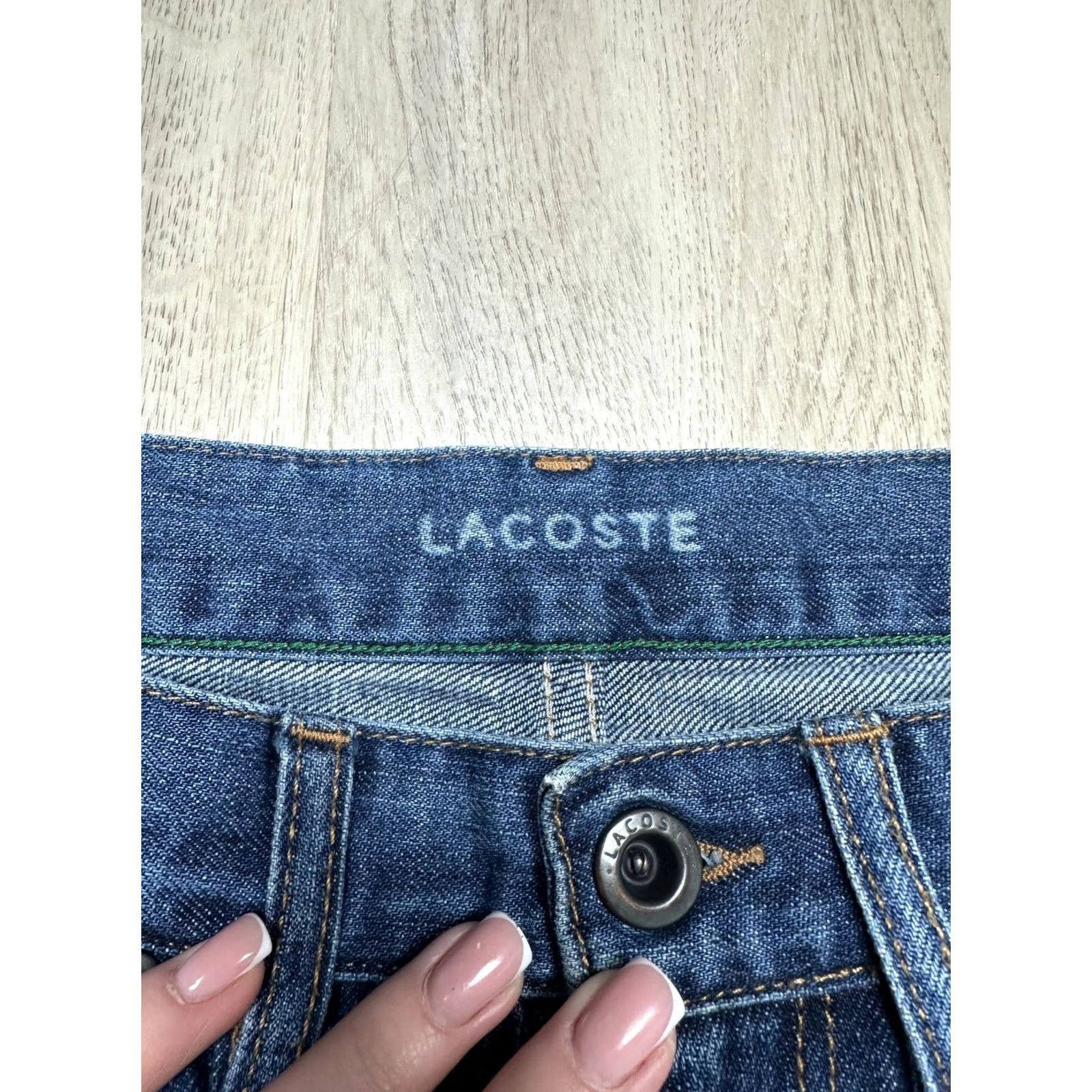 Lacoste Lacoste Mens Jeans Denim Pants Size 32 Blue Straight Classic Vintage Jeans Mens Size US 32 / EU 48 - 3 Thumbnail
