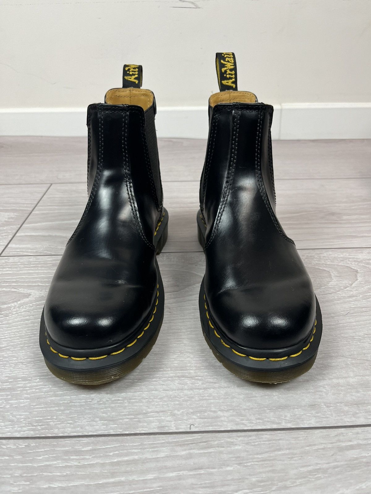 Dr. Martens Dr Martens Black Leather Pull On Chelsea Boots Size US 6 / IT 36 - 5 Thumbnail