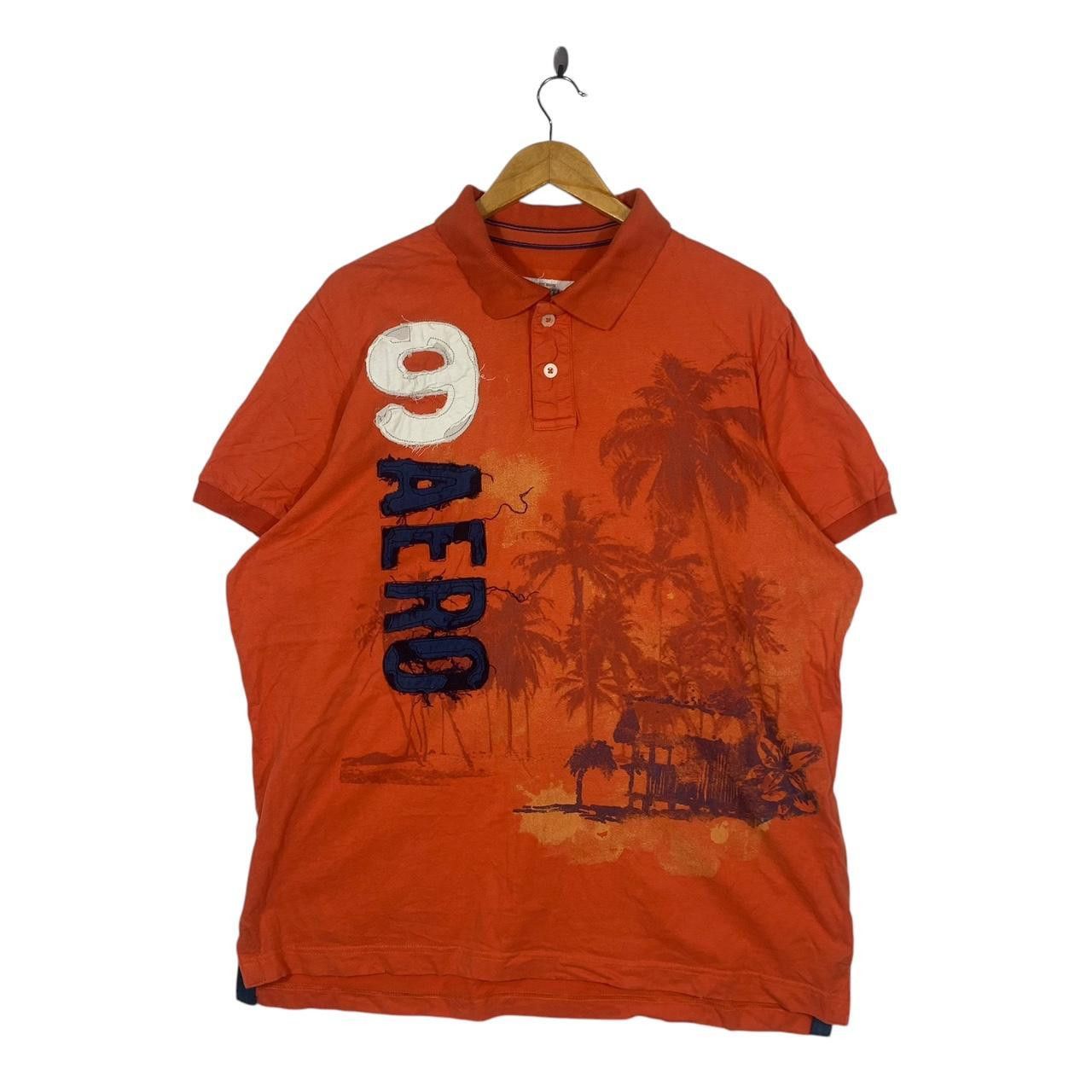 Aeropostale AEROPOSTALE HAWAII BEACH Painting Tree Polo Tee Shirt Top Size US XXL / EU 58 / 5 - 1 Thumbnail