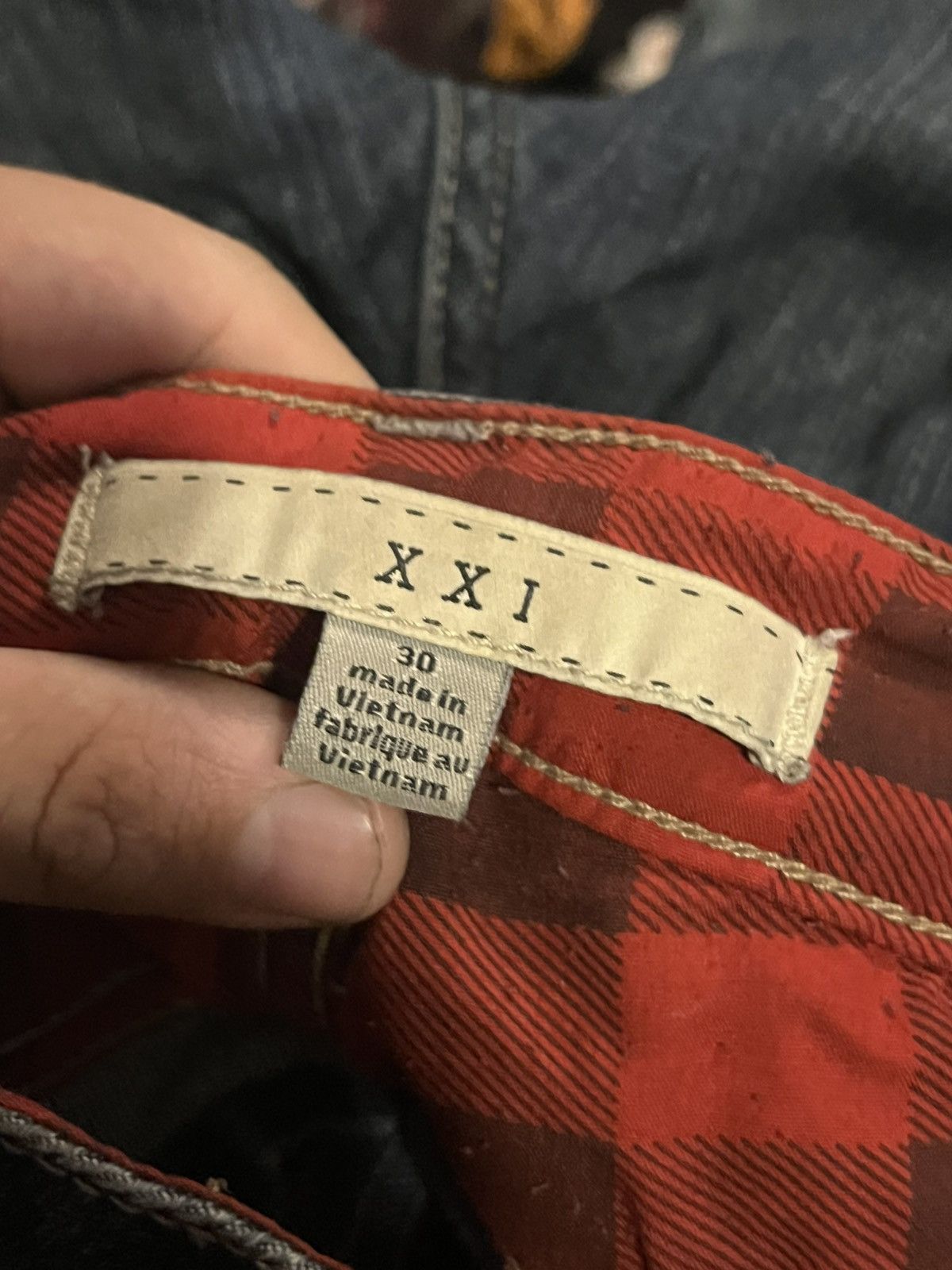 If Six Was Nine Vintage Archive Jeans DarkBlue Y2K Punk Japanese Denim Size US 30 / EU 46 - 3 Thumbnail