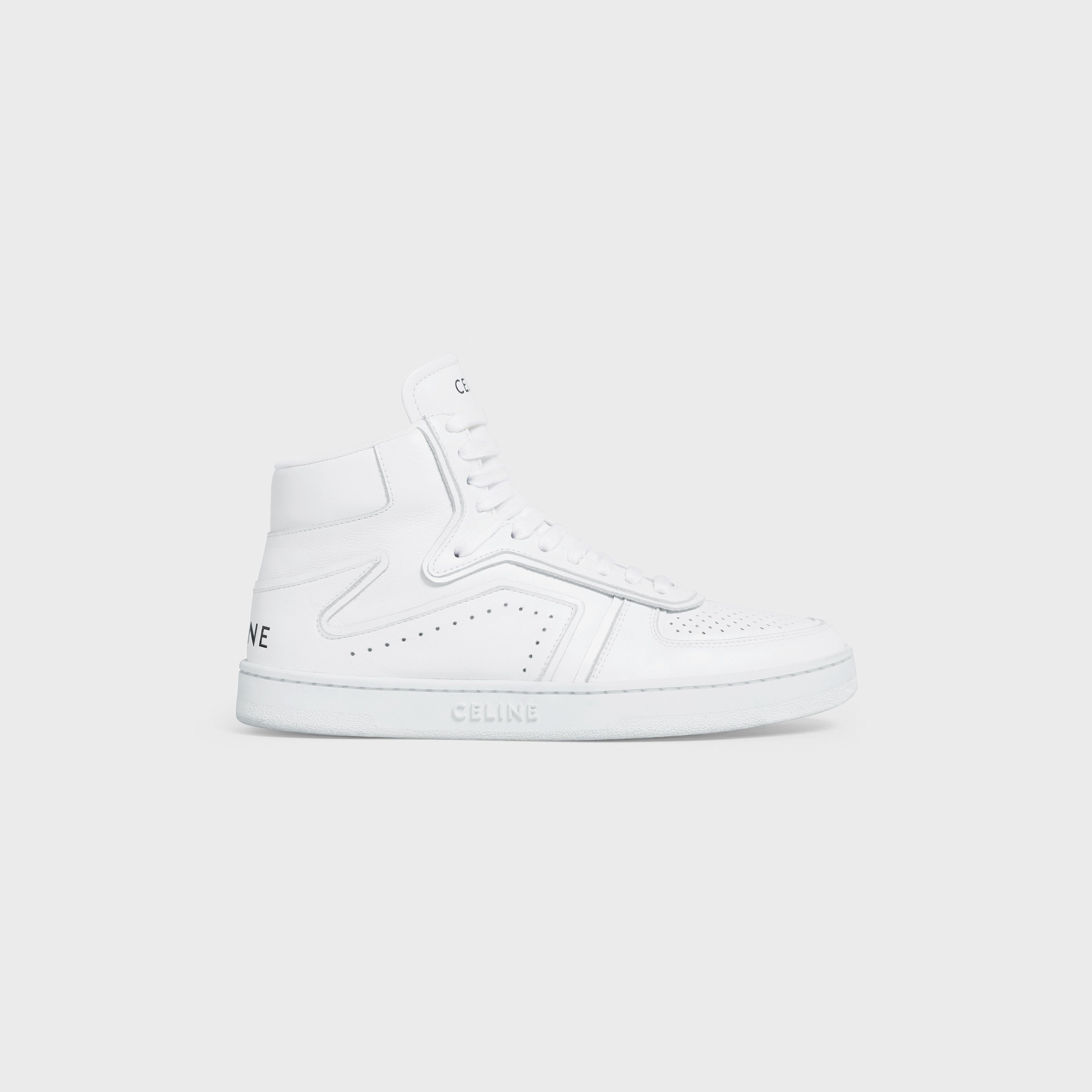 Celine o1bcso1str0625 343183338C Hi-Top Sneakers in Optic White Size US 8 / IT 38 - 1 Thumbnail