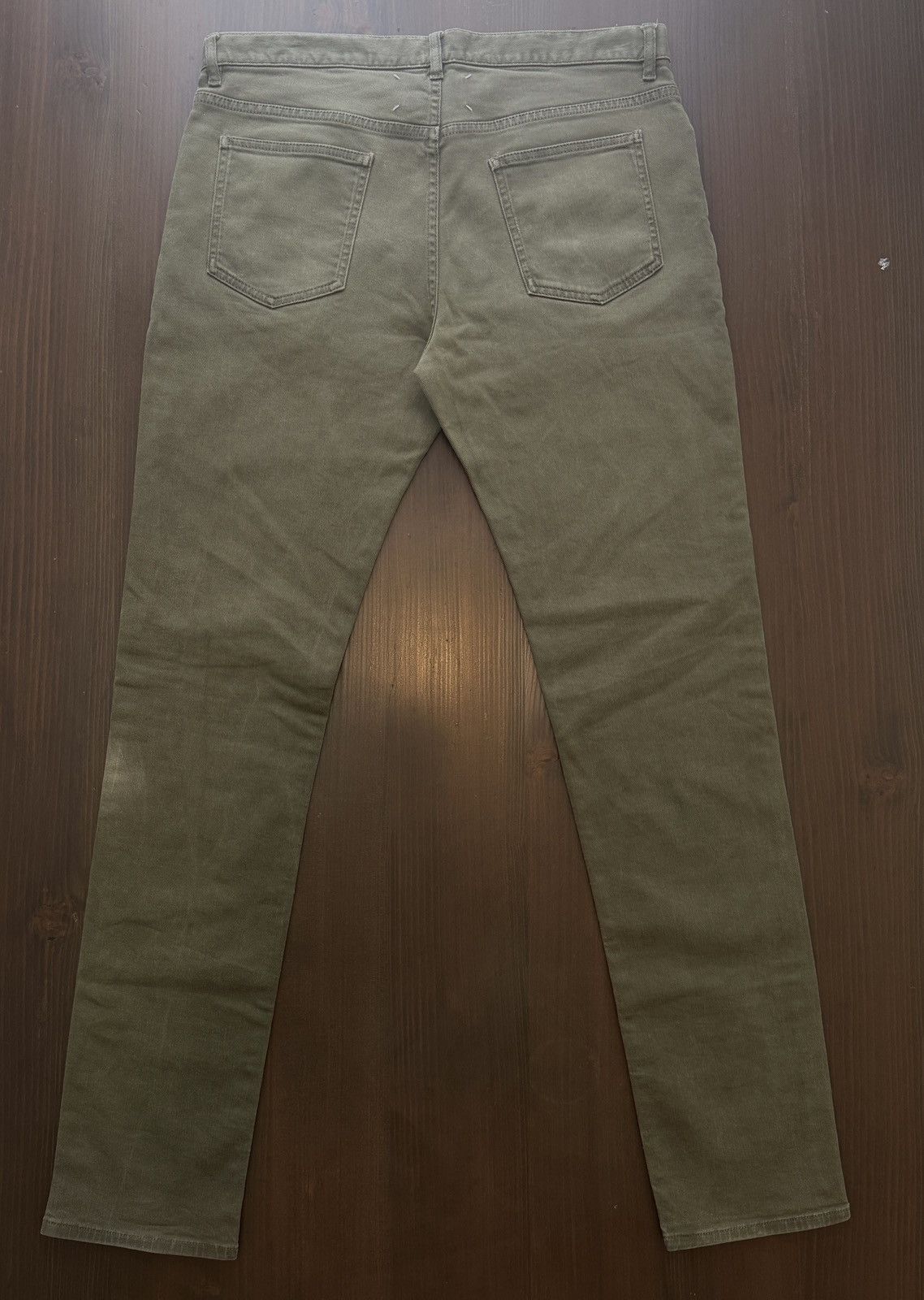 Maison Margiela Maison Margiela Straight Leg Green Wash Denim Size US 34 / EU 50 - 5 Thumbnail