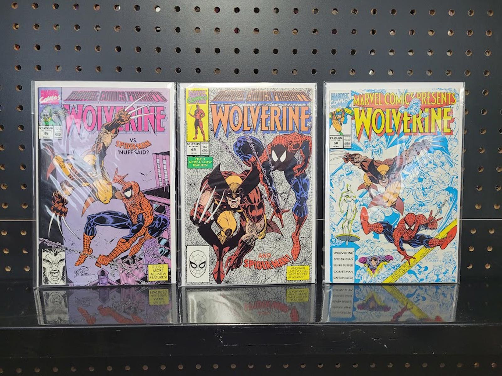 Marvel Comics Vintage Wolverine vs Spider-Man Comic Set - Collector's Must Size ONE SIZE - 1 Thumbnail