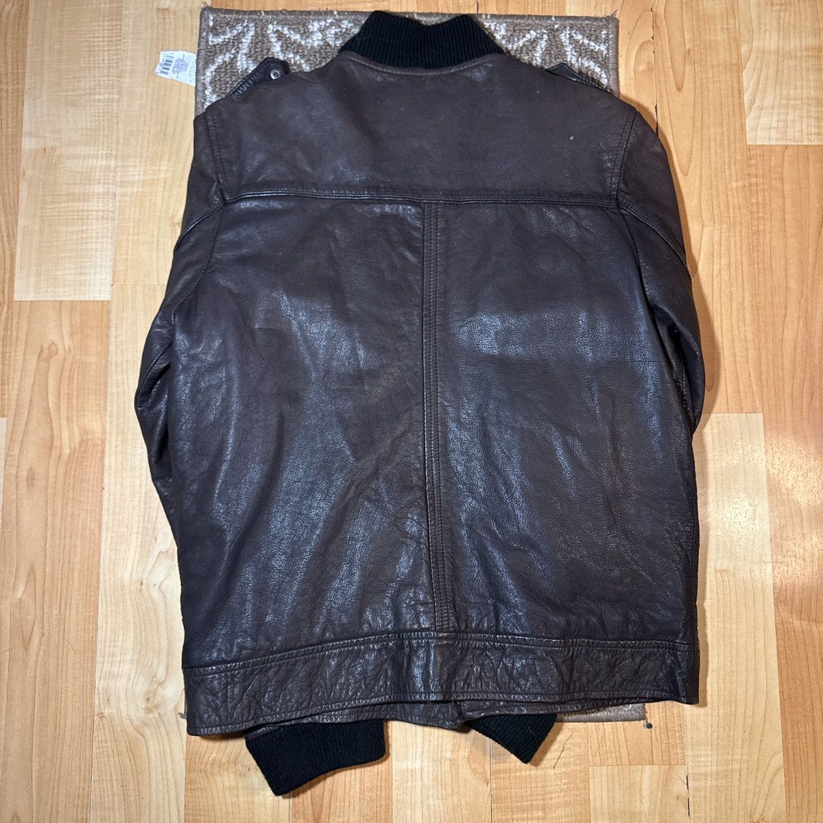 Guess Vintage Guess Leather Bomber Jacket Men's Size US M / EU 48-50 / 2 - 8 Thumbnail