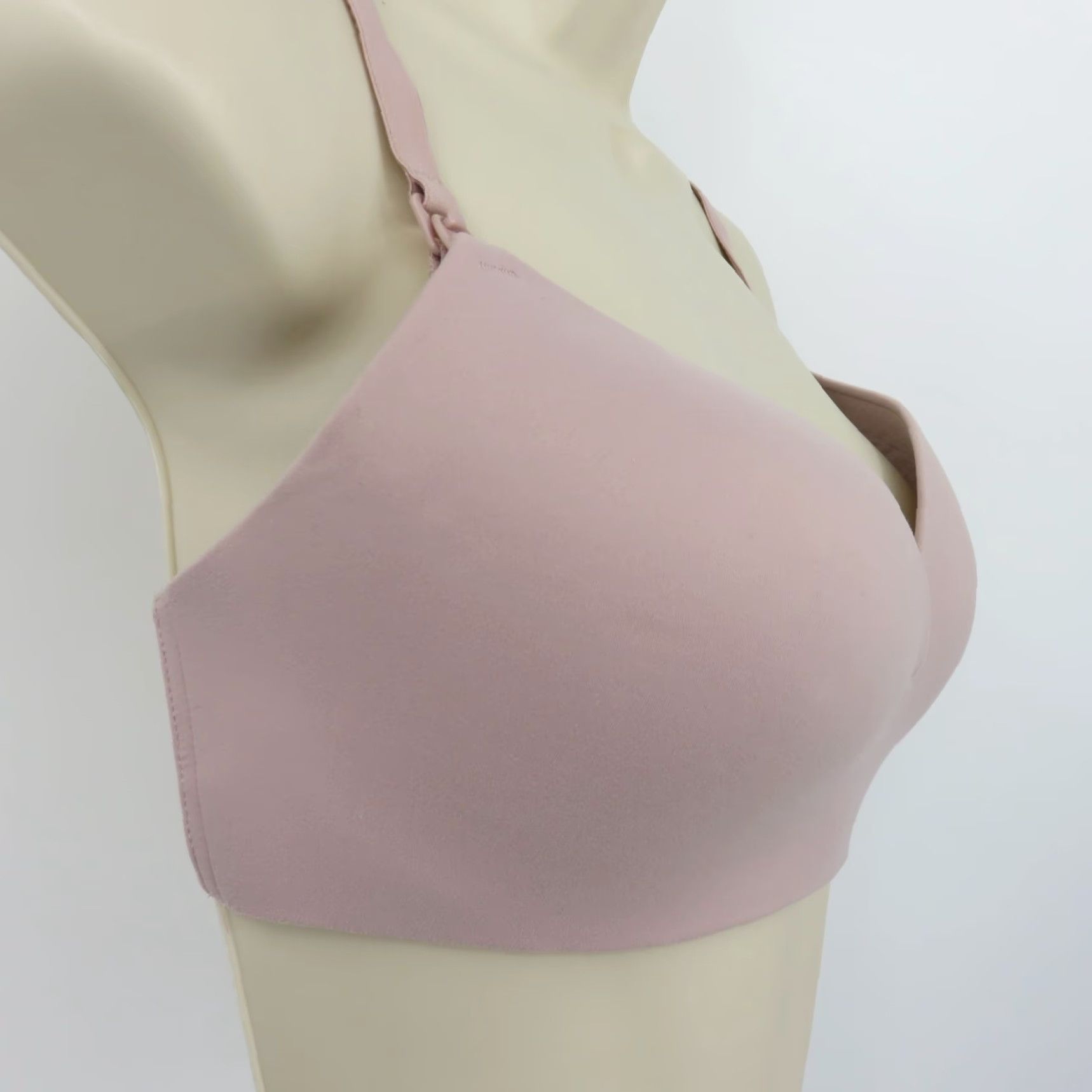 Vintage Soma Enbliss Nursing Wireless Bra 36C Pink Lightly Lined Women Size ONE SIZE - 3 Thumbnail