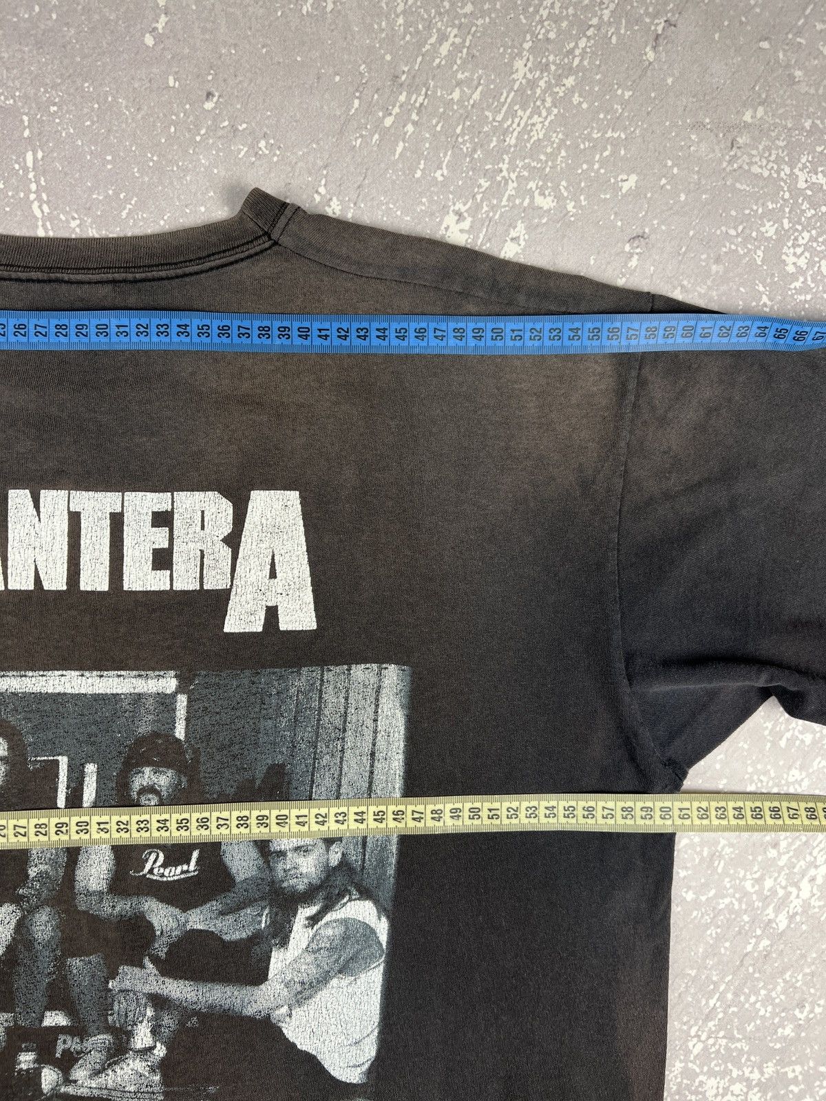 Band Tees 1994 Vintage Pantera Far Beyond Driven Sunfaded Band T Shirt Size US XL / EU 56 / 4 - 12 Thumbnail
