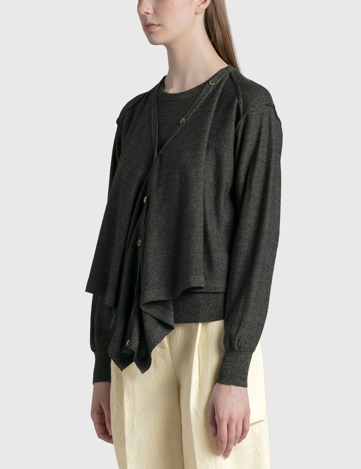 Lemaire Lemaire Double Layer Cardigan Size S / US 4 / IT 40 - 2 Thumbnail