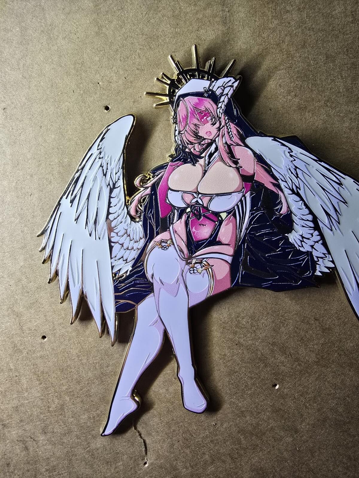 Independent Truck Co. Anime Style Angel Wing Enamel Pin Badge By Lowkey Geeks Size ONE SIZE - 2 Thumbnail