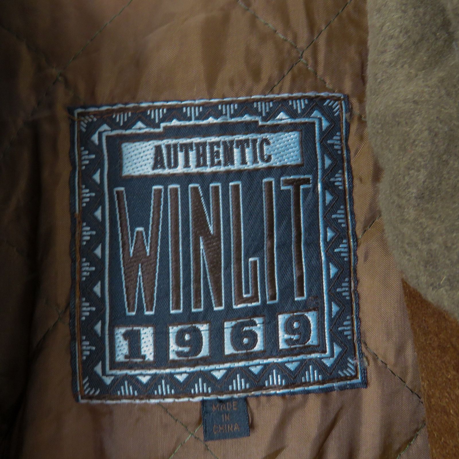 Vintage 80s Winlit Vintage Leather Jacket Brown Suede Western Large Size US L / EU 52-54 / 3 - 4 Thumbnail