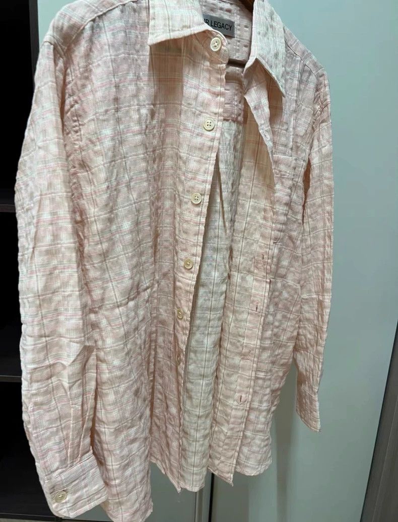 Our Legacy Our Legacy size44 Pink speckled pumpled cotton long-sleeved Size US S / EU 44-46 / 1 - 3 Thumbnail