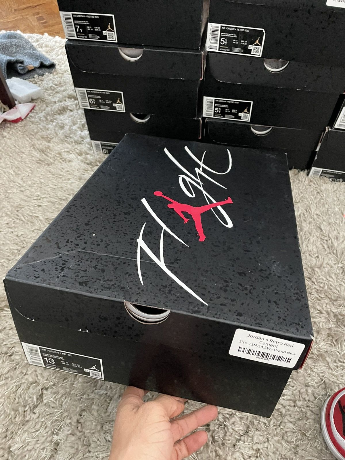 Jordan Brand Jordan 4 Red Cement Size US 13 / EU 46 - 10 Thumbnail