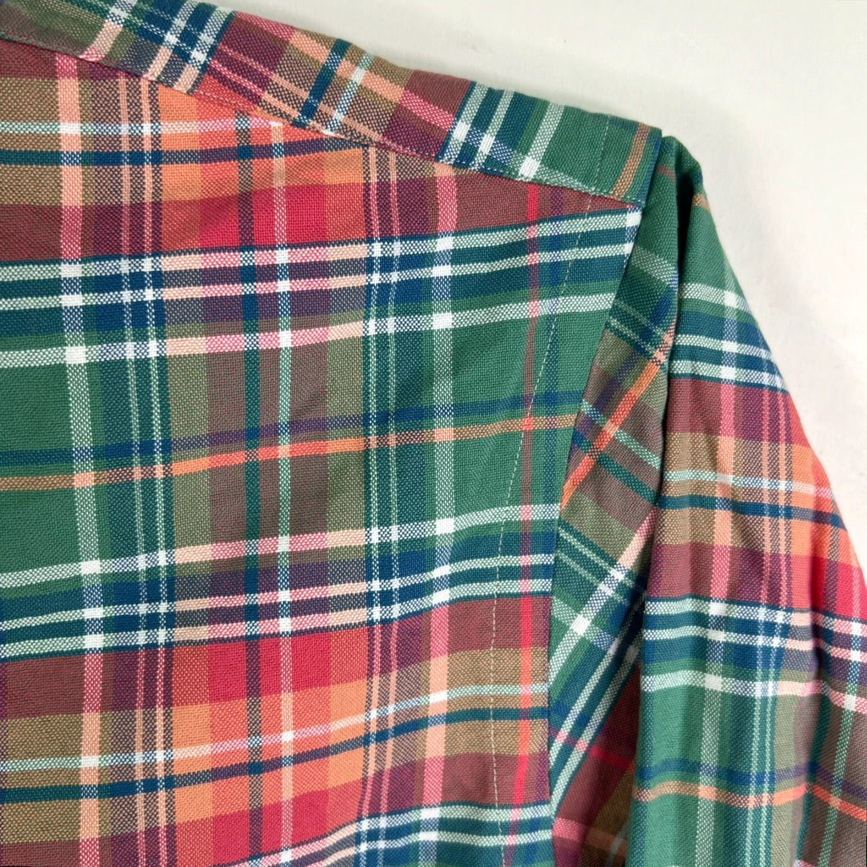 Ralph Lauren Ralph Lauren Custom Fit Non Iron Checked Button Down Shirt Mens 2XL Green Size US XXL / EU 58 / 5 - 3 Thumbnail