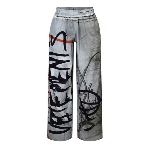 Vetements o1g2r1mq0824 Vete Graffiti Pant in Multicolor Size US 30 / EU 46 - 1 Thumbnail