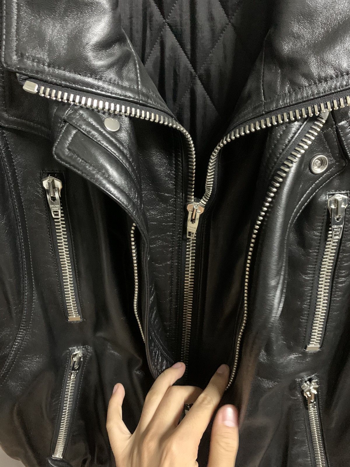 Celine Celine 2022FW Lambskin Double layer Biker Vest Size US S / EU 44-46 / 1 - 4 Thumbnail