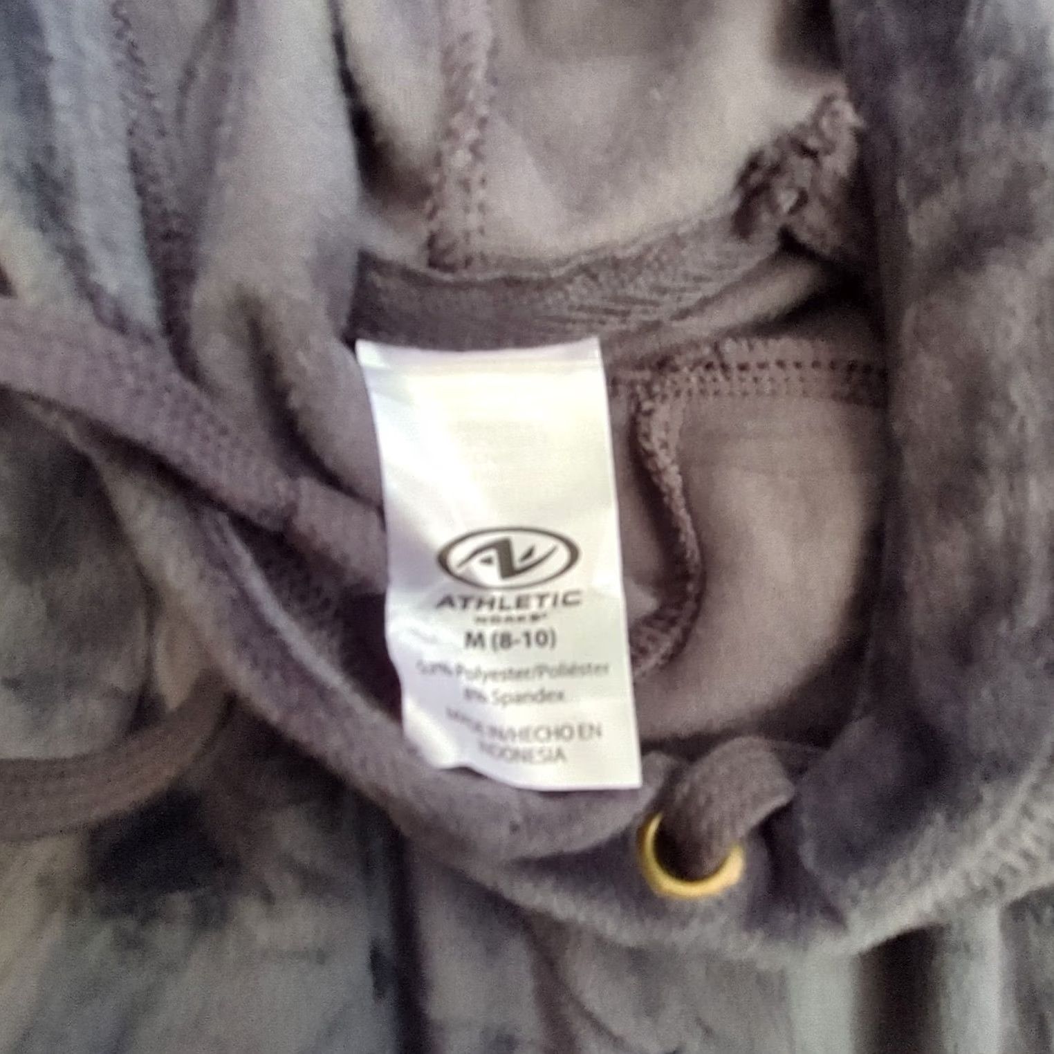 Athletic Works Athletic Works Womens Hoodie Pullover Velour Gray M Activewear Pockets Hooded Ladies Size M / US 6-8 / IT 42-44 - 4 Thumbnail