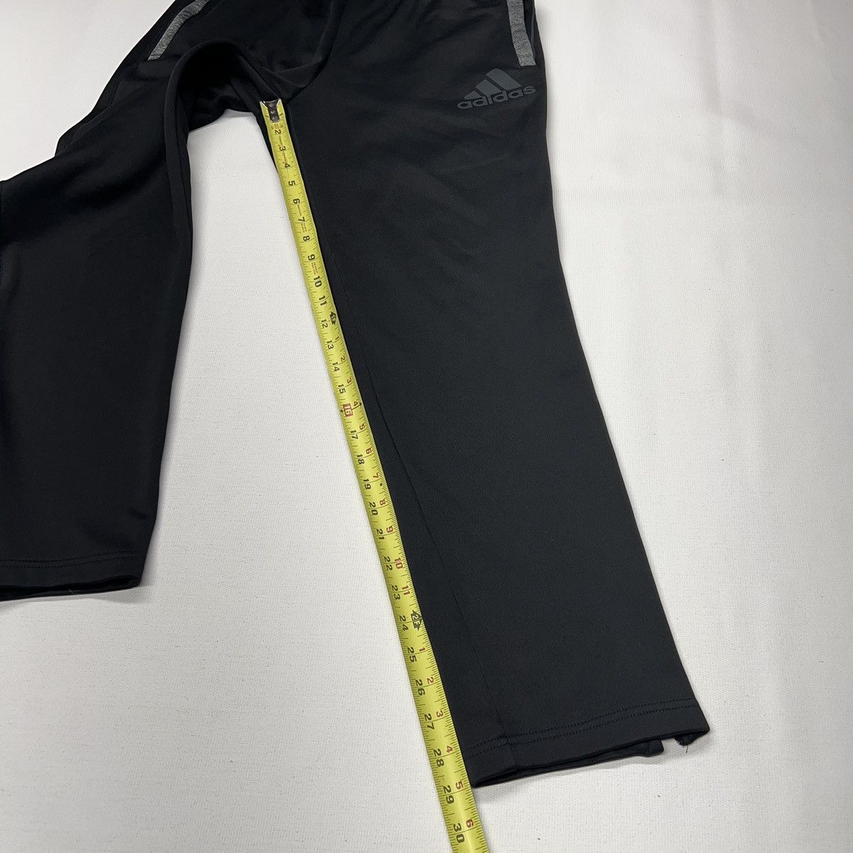 Adidas Adidas Sweat Pants Black Climawarm Fleece Lined Zip Ankle Size US 32 / EU 48 - 19 Thumbnail