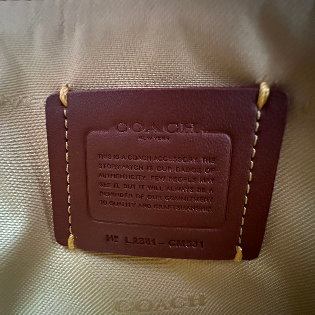 Coach COACH CM531 GREY BLUE QUILTED PILLOW LEATHER KIRA C/B Size ONE SIZE - 9 Thumbnail
