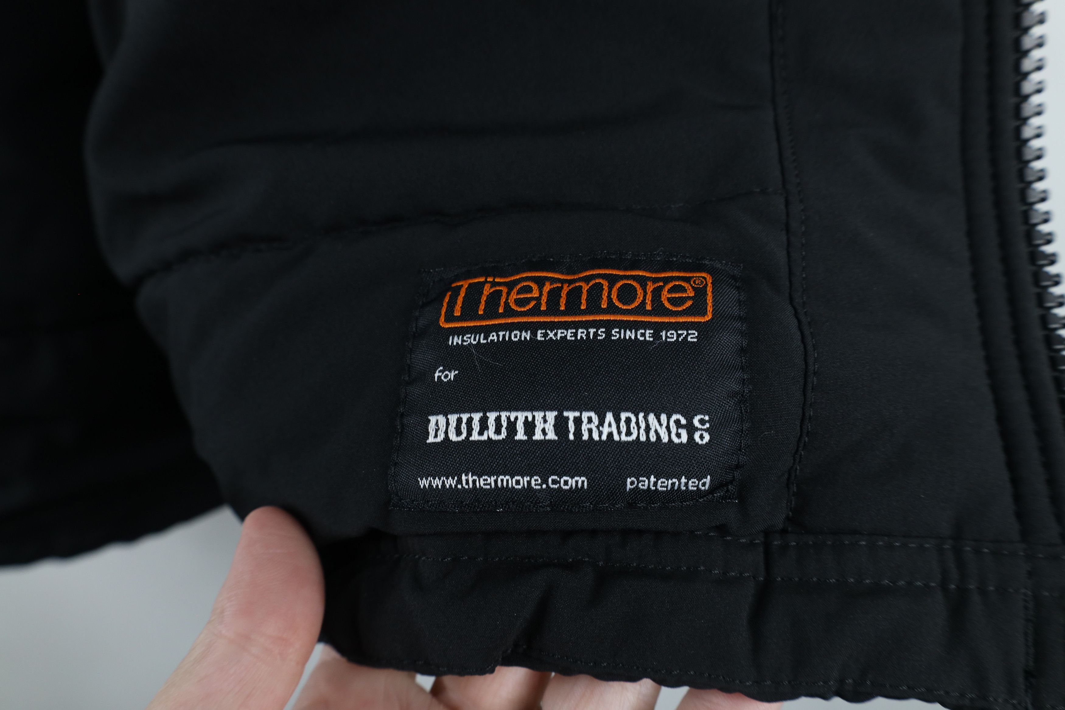 Duluth Trading Company × Vintage Duluth Trading Co Full Zip Tactical Hooded Puffer Jacket Size US L / EU 52-54 / 3 - 12 Thumbnail