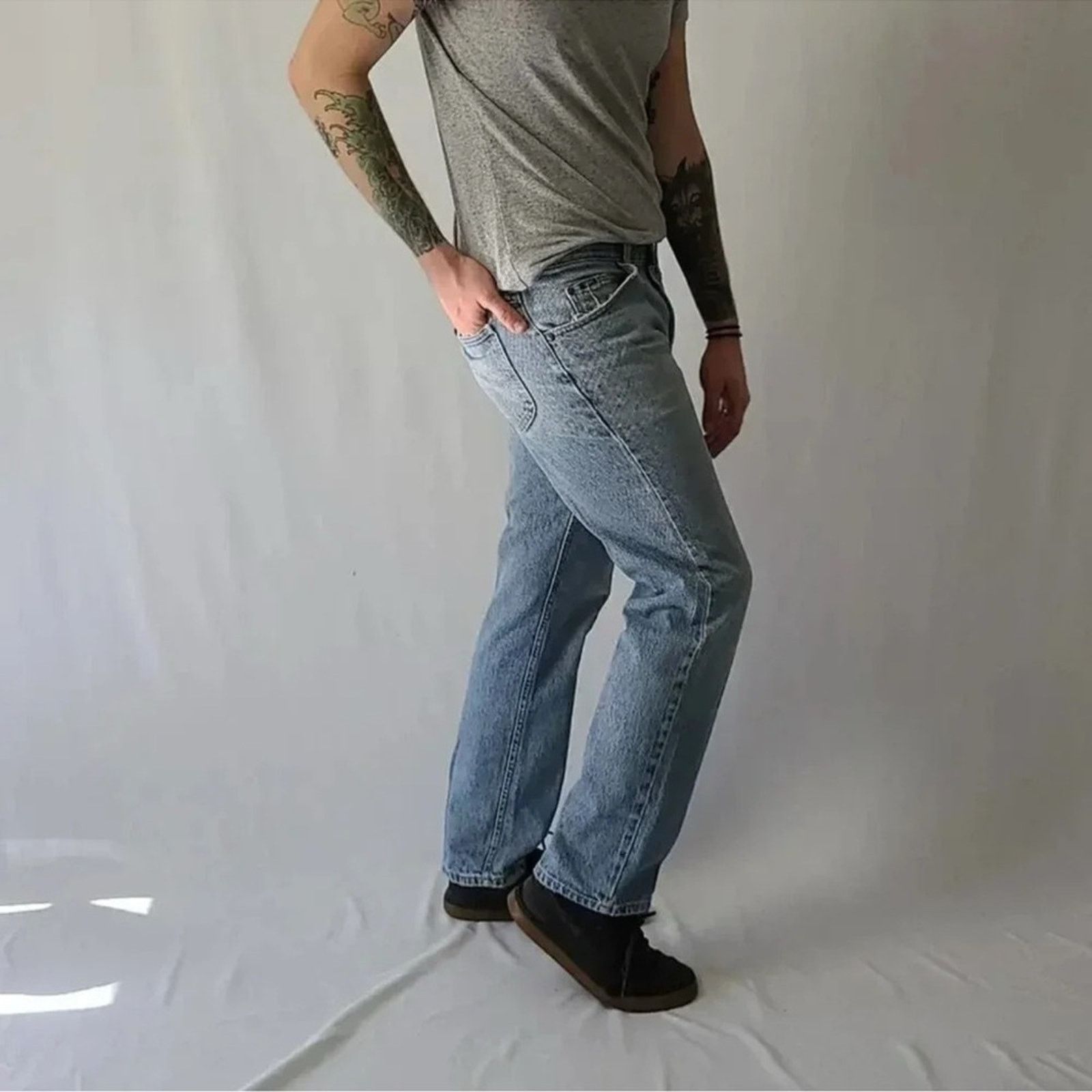Lee Vintage Lee Straight Leg Jeans Size US 36 / EU 52 - 10 Thumbnail