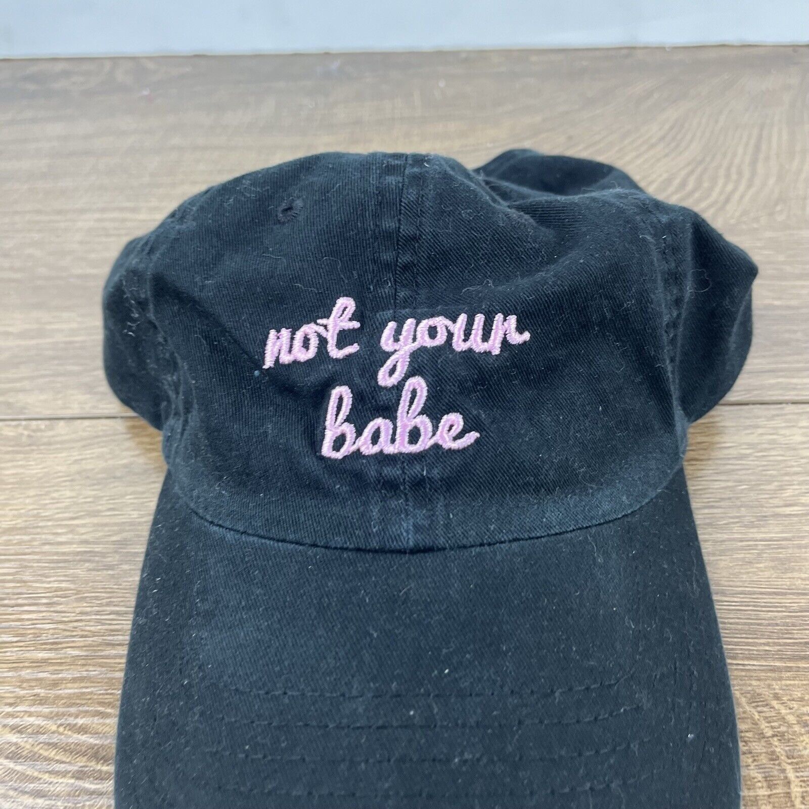 Other Not Your Babe Hat Not Your Babe Hat Black Adjustable Hat Bla Size ONE SIZE - 7 Thumbnail