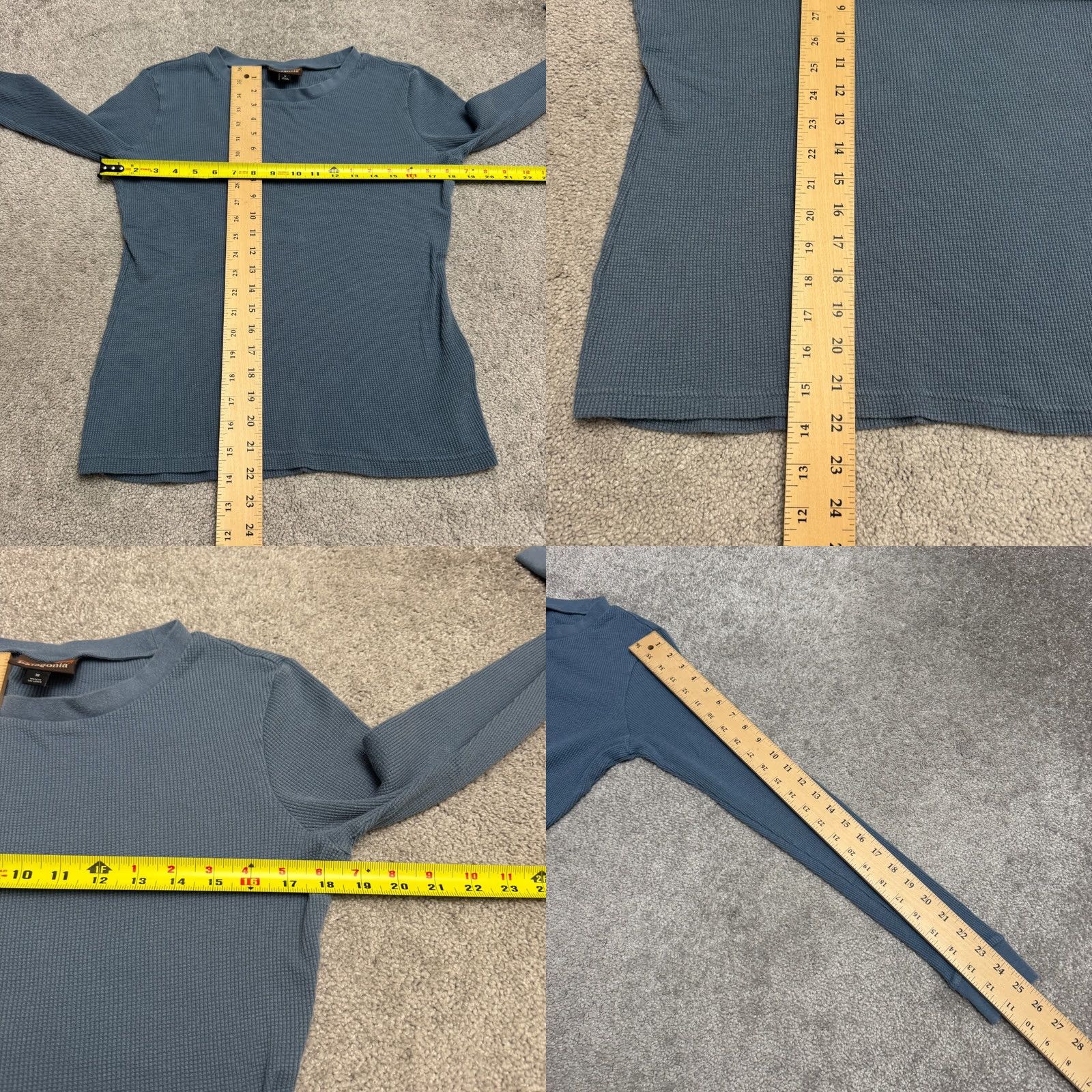Patagonia Patagonia Organic Cotton Waffle Knit Pullover Sweater Top Womens Medium Blue Size M / US 6-8 / IT 42-44 - 8 Thumbnail