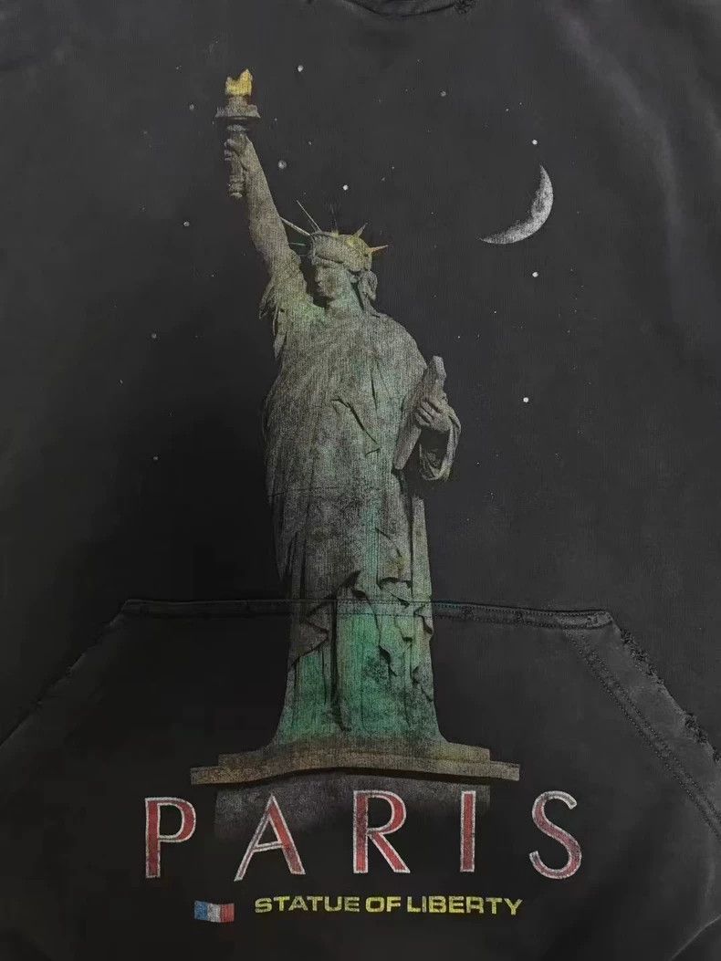Balenciaga Balenciaga 24 FW Statue of Liberty Sabotage Hoodie 2502-Nex Size US S / EU 44-46 / 1 - 3 Thumbnail