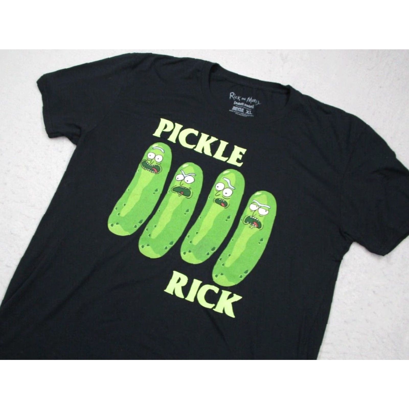 Ripple Junction VINTAGE Ripple Junction Rick & Morty T-Shirt Mens XL Black Cotton Cartoon 2010s Size US XL / EU 56 / 4 - 2 Thumbnail