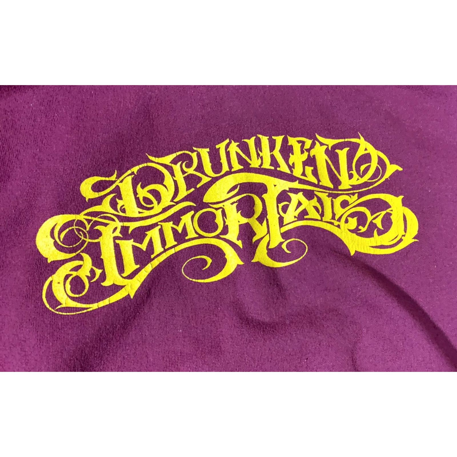 Hanes Drunken Immortals Rap Hip Hop Mens Hoodie Large Extra Large Size US L / EU 52-54 / 3 - 2 Thumbnail