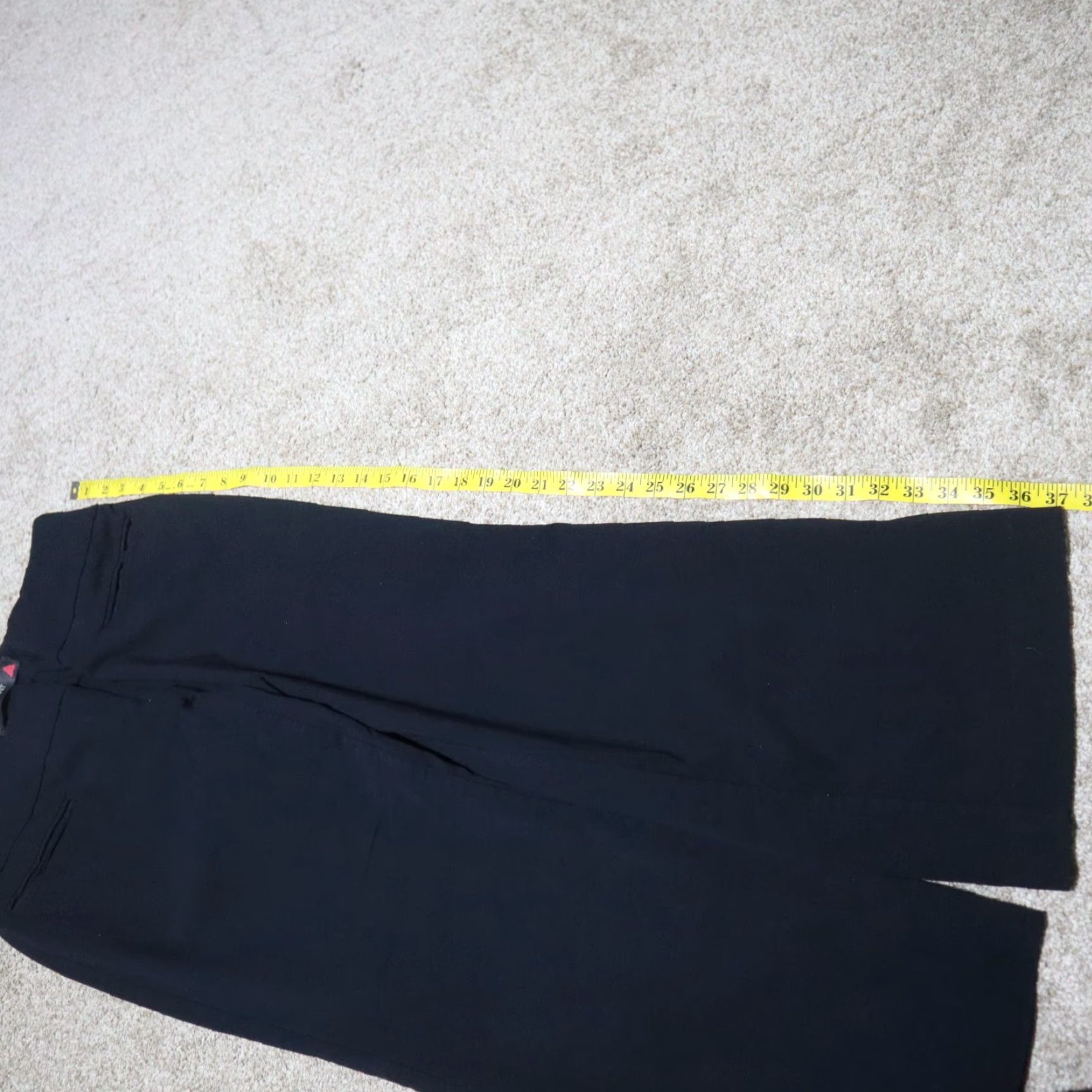 Vintage Lane Bryant Dress Pants Wide-Leg Pants Black Rayon Spandex Women's Size 2 Size 26" / US 2 / IT 38 - 6 Thumbnail