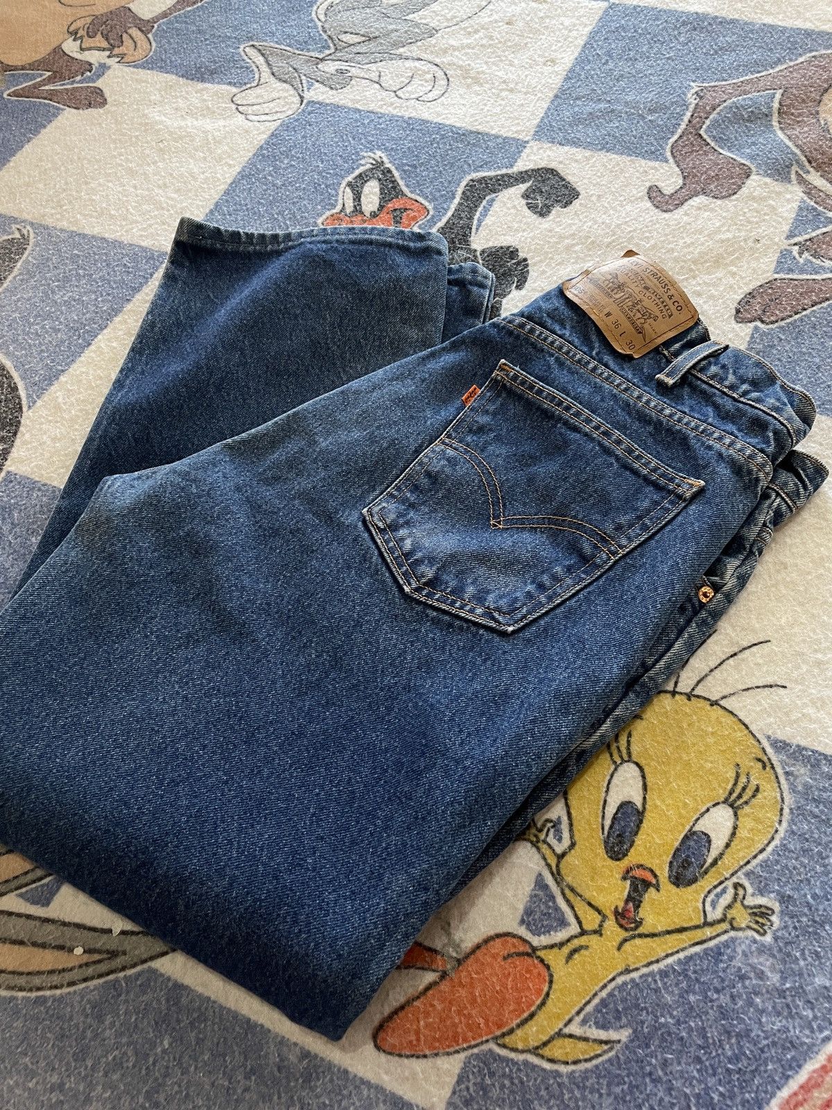 Levi's Vintage Levi’s 505 orange tab jeans Size US 36 / EU 52 - 2 Thumbnail