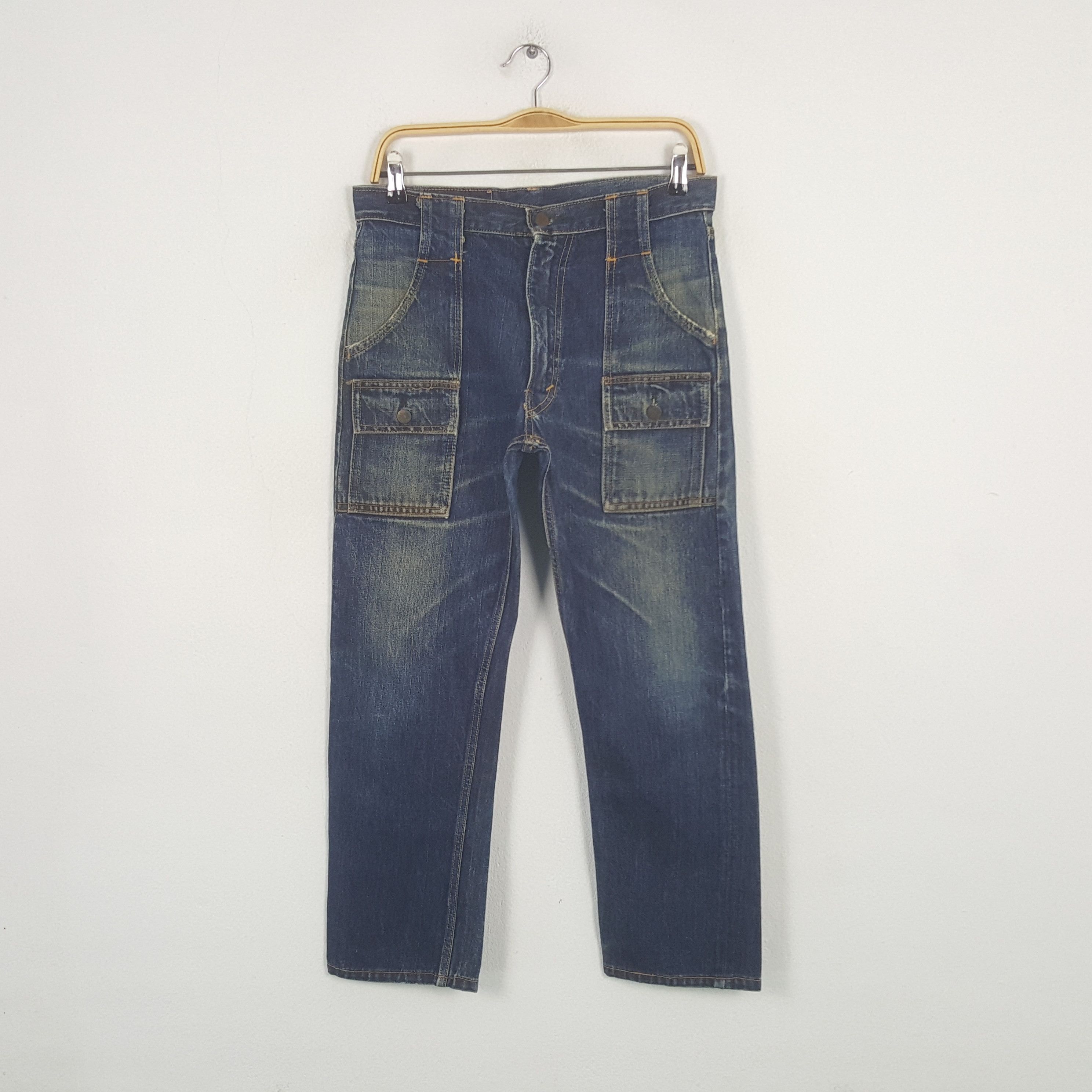 Big John Vintage Big John American Multi Pocket Denim Jeans RR17 Size US 31 - 1 Thumbnail