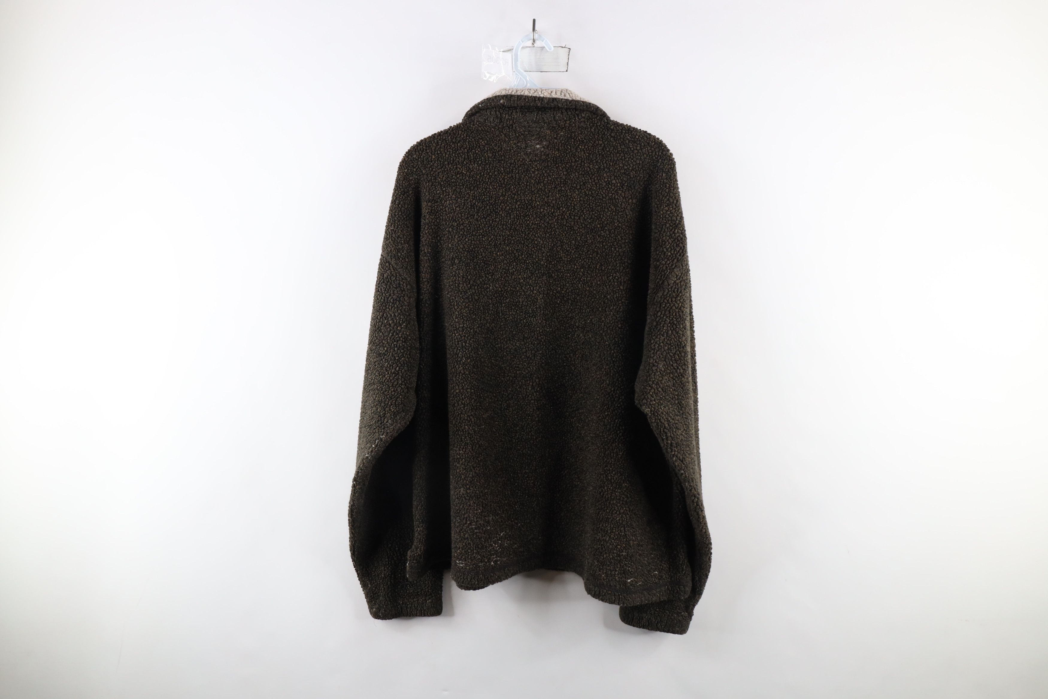 Vintage Vintage 90s Fleece Adrian College Half Zip Sweater USA Size US XL / EU 56 / 4 - 14 Thumbnail