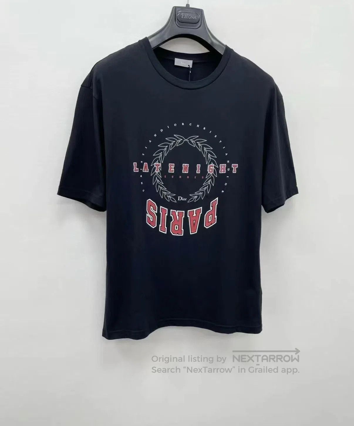 Dior Black Paris Graphic Short Sleeve T. Size US L / EU 52-54 / 3 - 2 Thumbnail