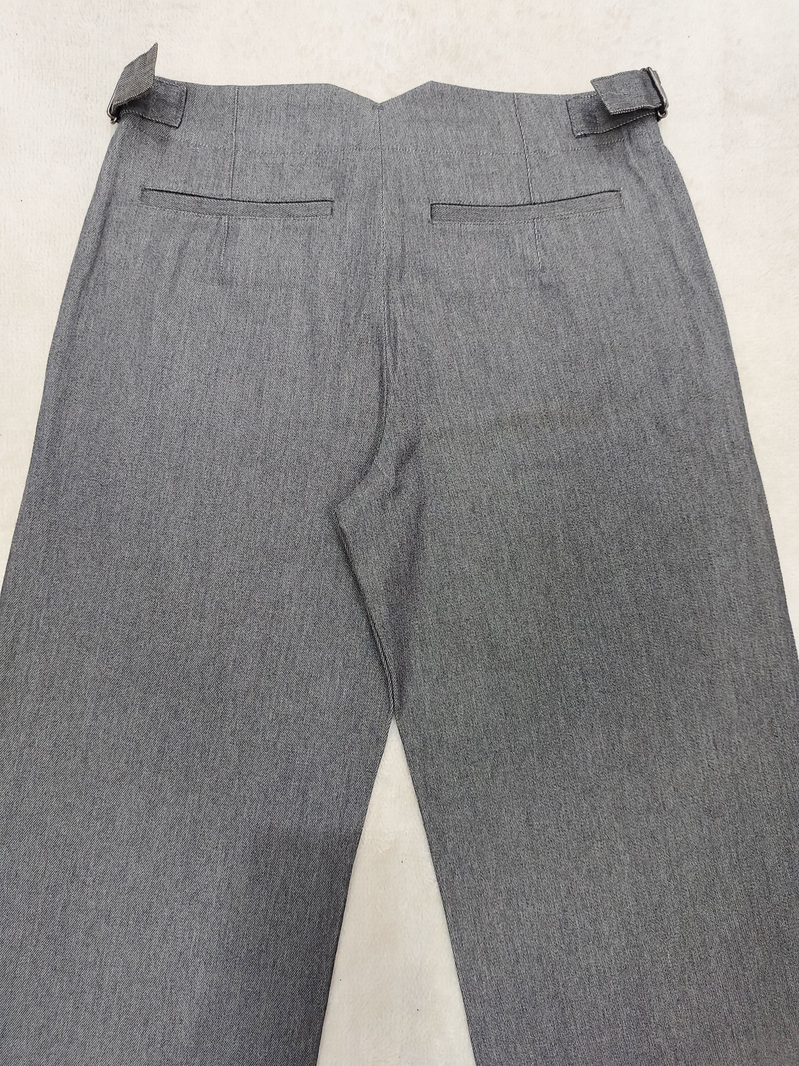 Margaret Howell 90s Margaret Howell- Tailoring Side Strap Wool Trousers Size 28" / US 6 / IT 42 - 7 Thumbnail