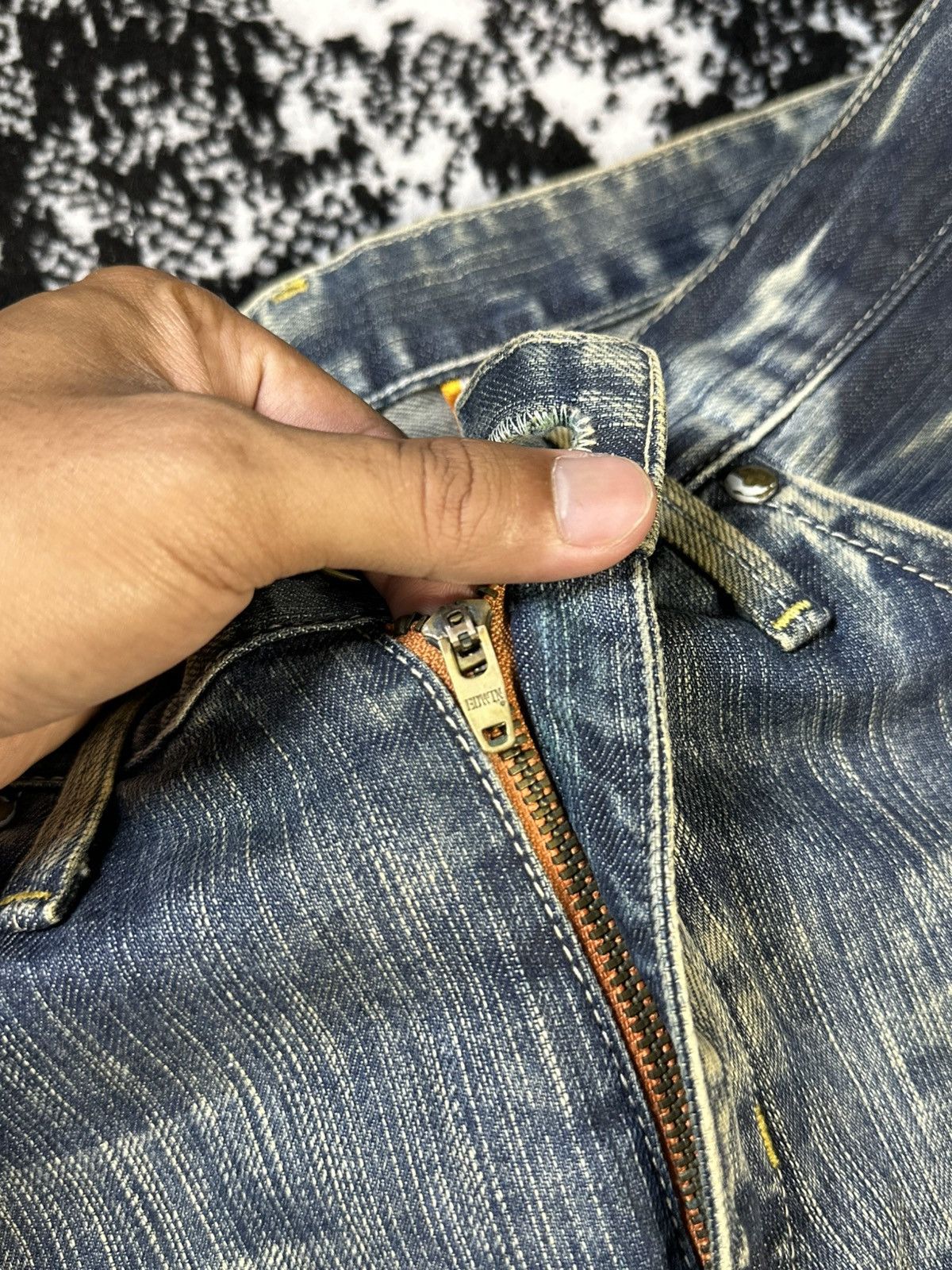 Kapital Edwin XV Function Baggy Mud Wash Denim Size US 30 / EU 46 - 7 Thumbnail