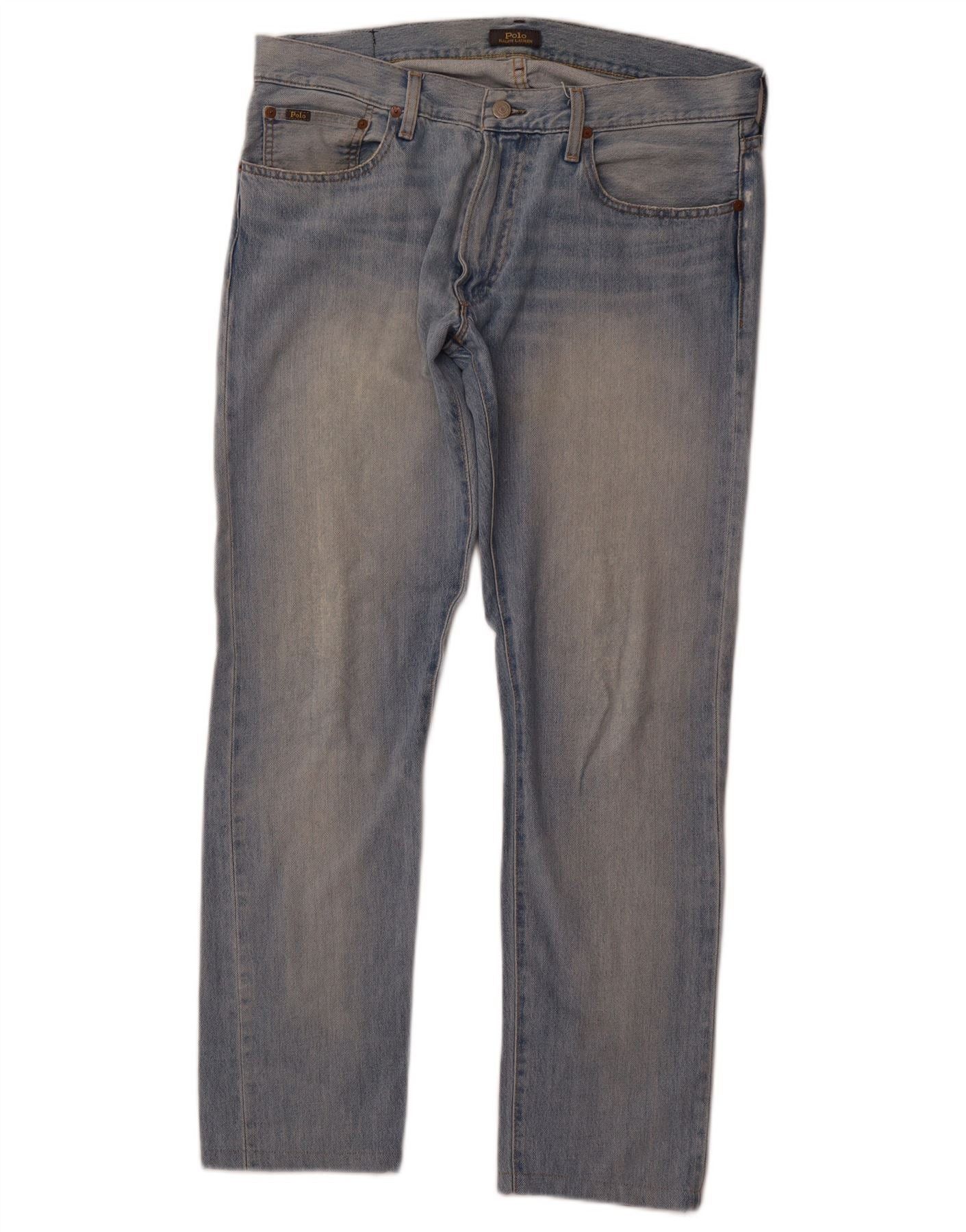 Polo Ralph Lauren Mens The Sullivan Slim Jeans W36 L30 Blue Cotton Size US 32 / EU 48 - 1 Thumbnail