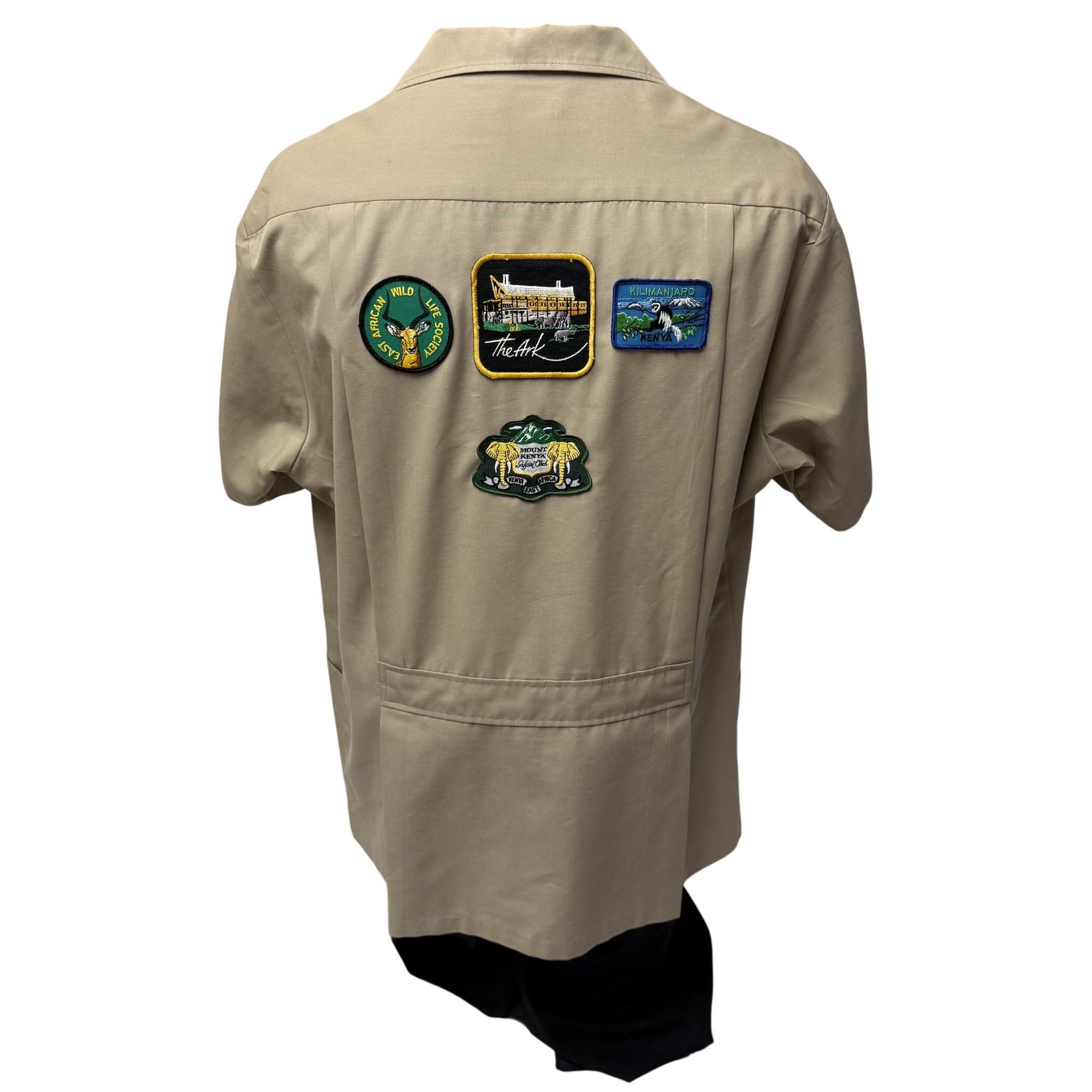 Other Vtg Sterling Khaki SAFARI Travel Shirt GAME LODGE Shirt Size US XL / EU 56 / 4 - 3 Thumbnail