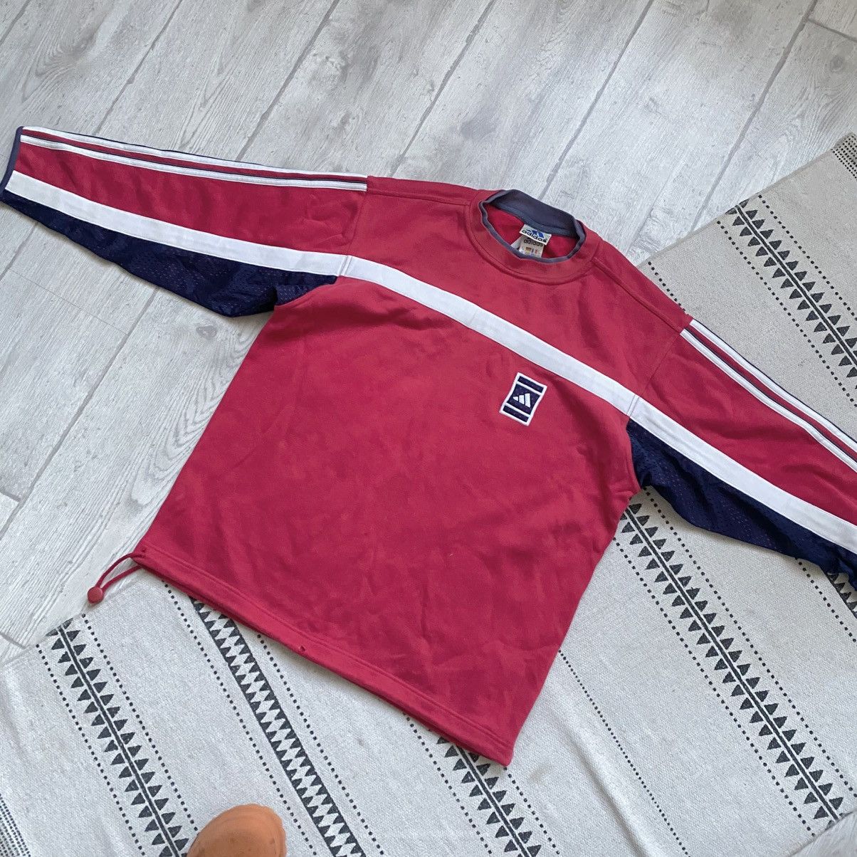 Adidas RARE Vintage 90s Adidas sweatshirt 3/4 sleeve Size US XS / EU 42 / 0 - 8 Thumbnail