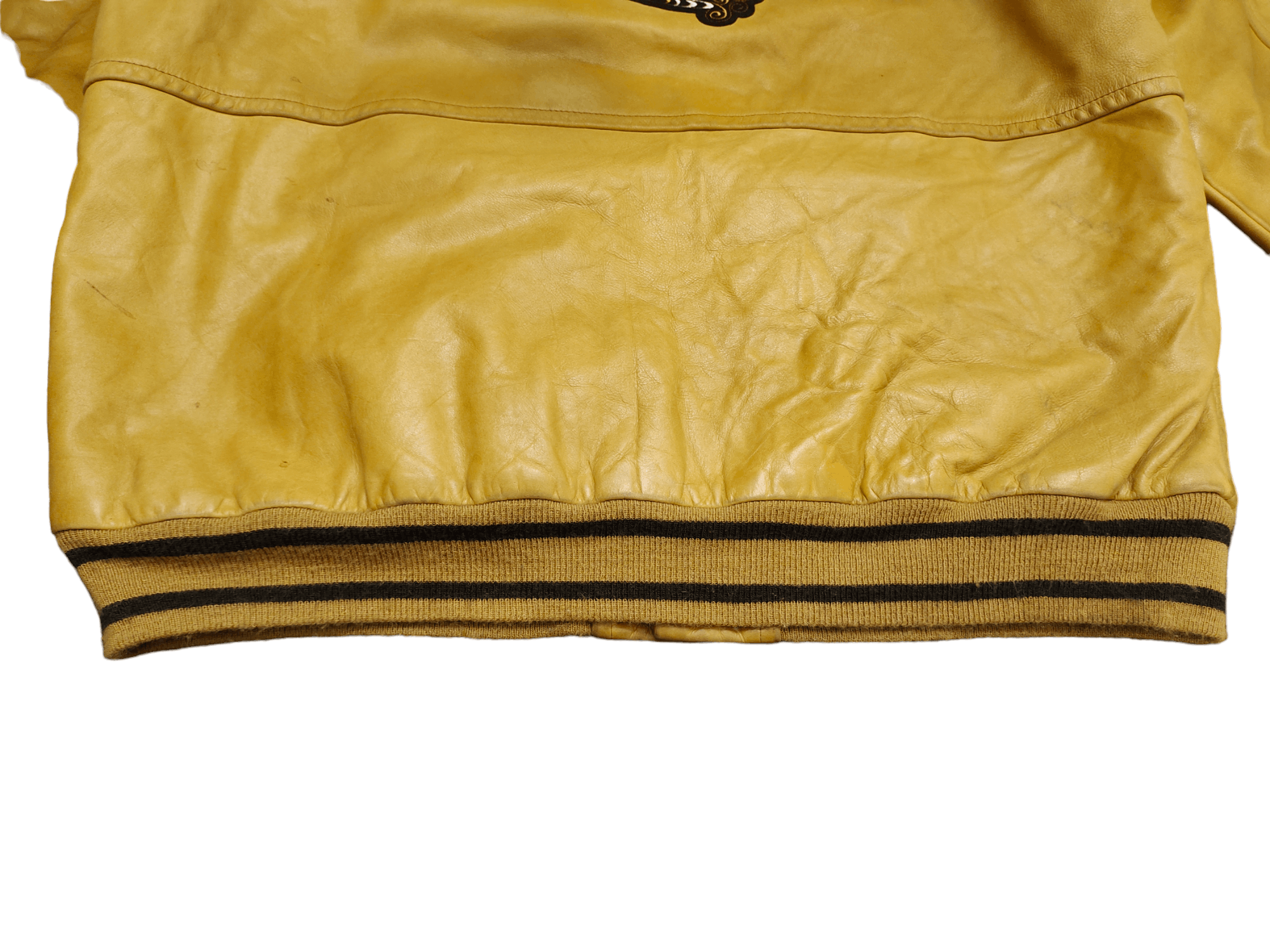 Karl Kani 1980s The Art Of Karl Kani Embroidered Baggy Leather Jacket Size US XXL / EU 58 / 5 - 6 Thumbnail
