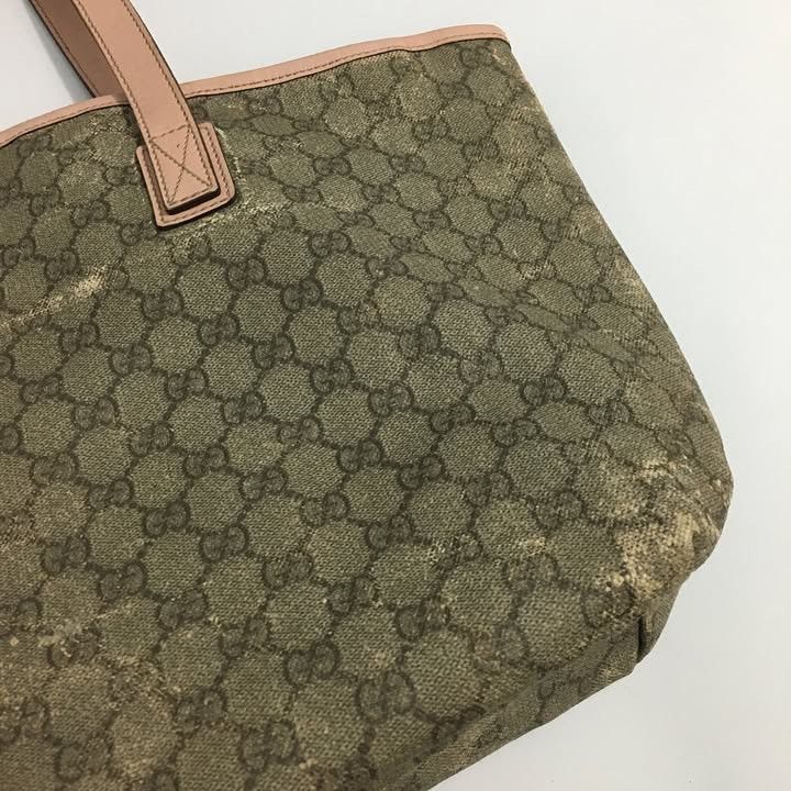 Gucci Gucci GG Supreme Canvas Leather Totebag Authentic Size ONE SIZE - 7 Thumbnail