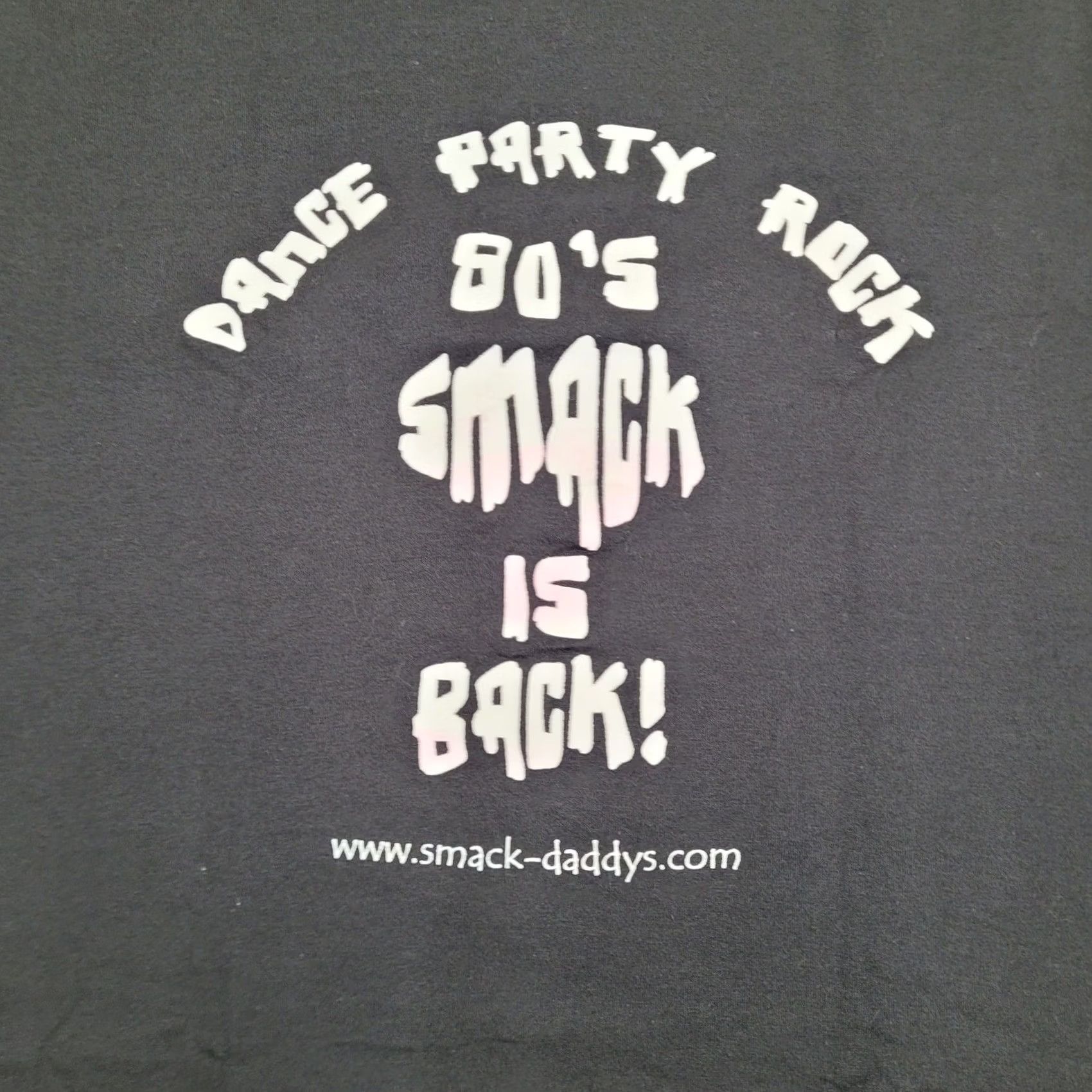 Vintage VINTAGE Smackdaddys Shirt Logo Graphic Tee Black M 80s 1980s Mens Casual Short Sleeve Crew Neck Knit Cotton Polyester Size US M / EU 48-50 / 2 - 4 Thumbnail